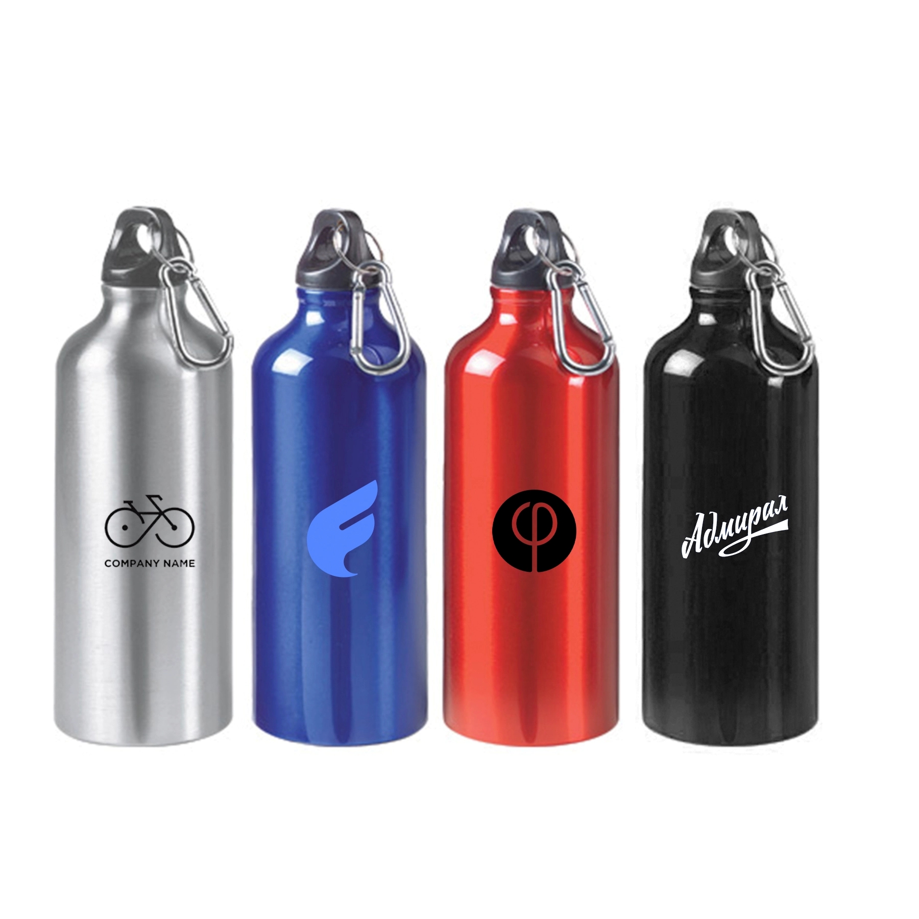 Aluminum Water Bottle, custom water bottle with logo imprint 2