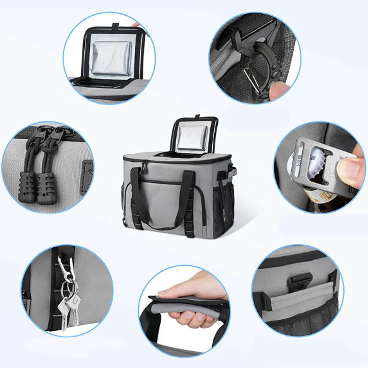 Extra Large Soft Sided Insulated Cooler Bag 4