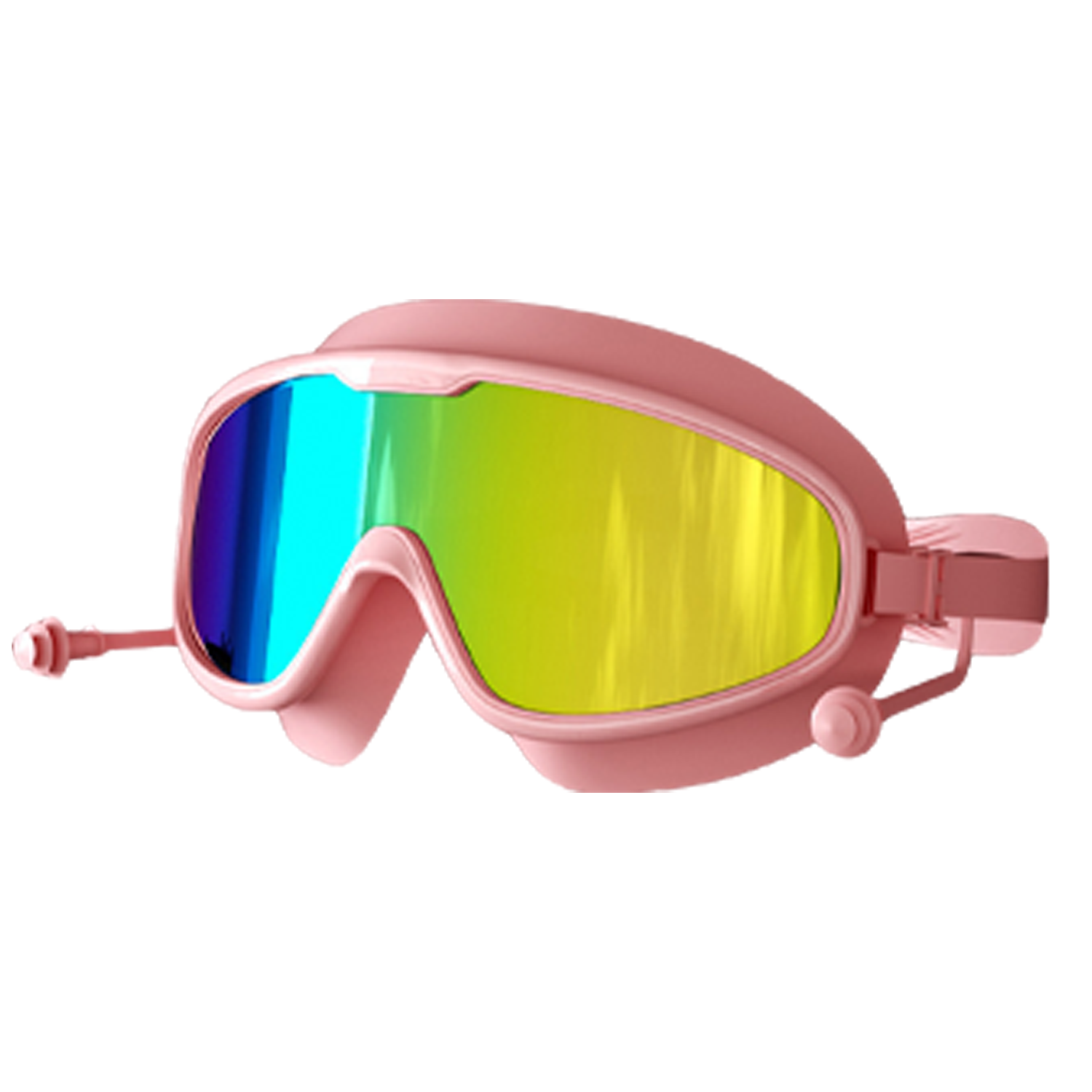 Anti-Fog Goggles with Built-in Earplugs for Swimming 7
