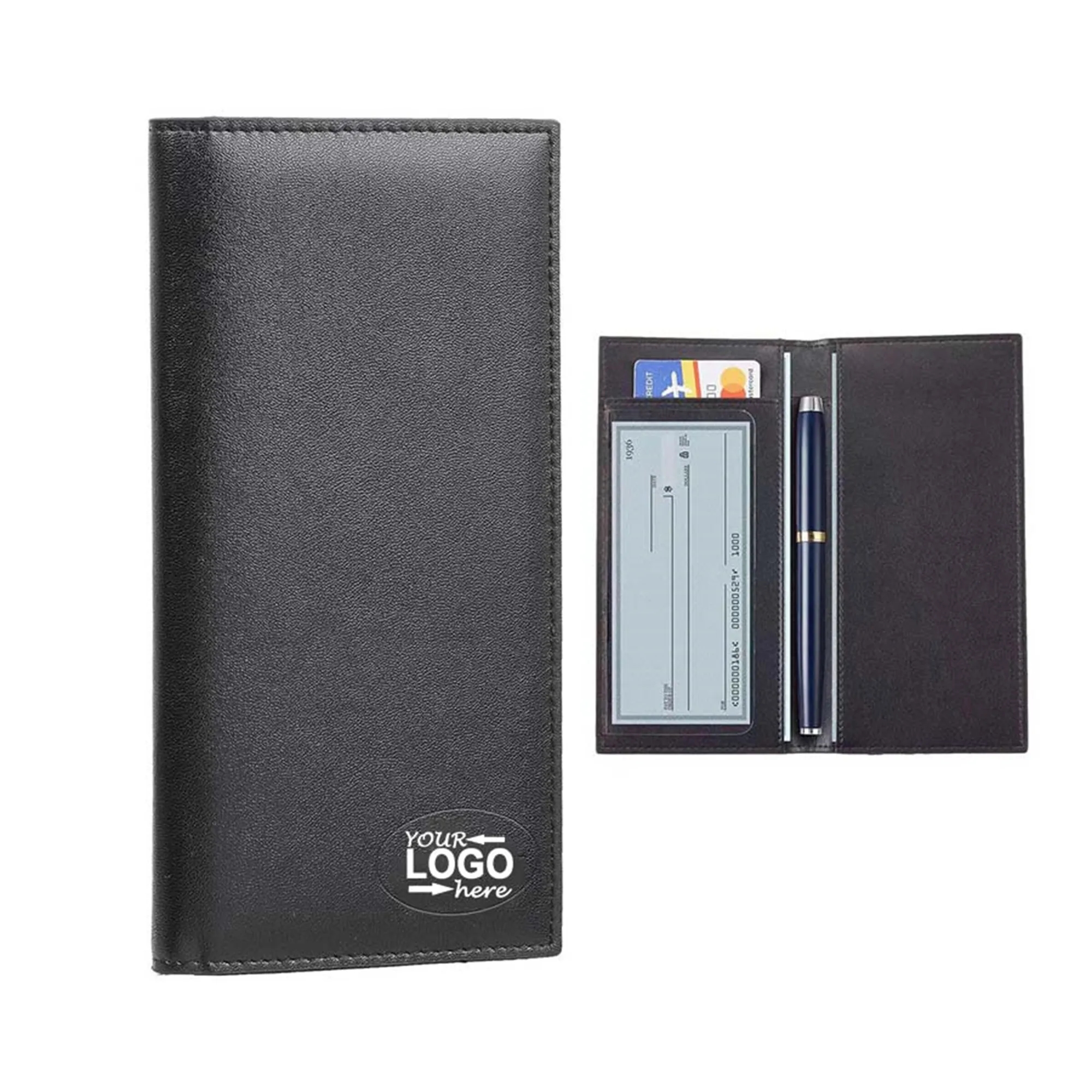 Premium Leather Checkbook Cover 1