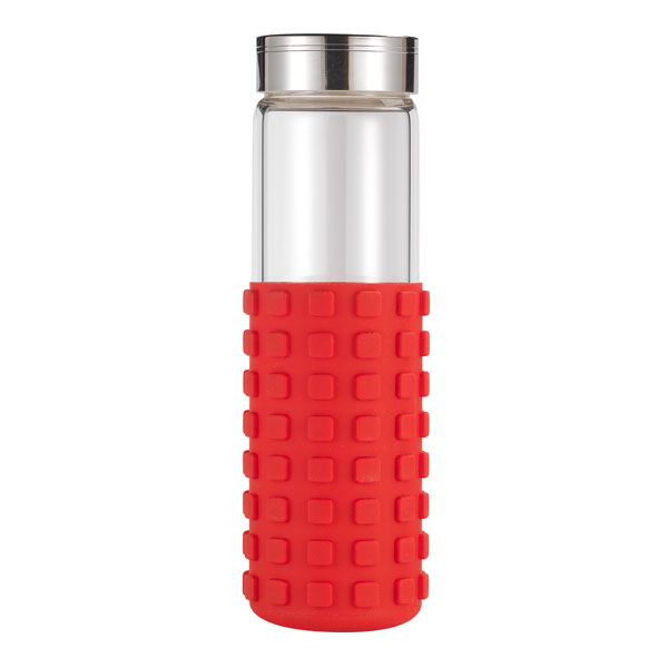 20 oz Silicone Grip Square Bottle 16