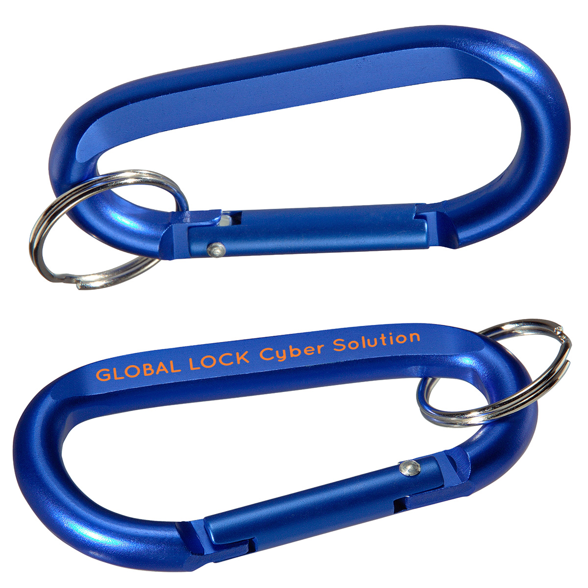 Aluminum Carabiner with Key Ring 7