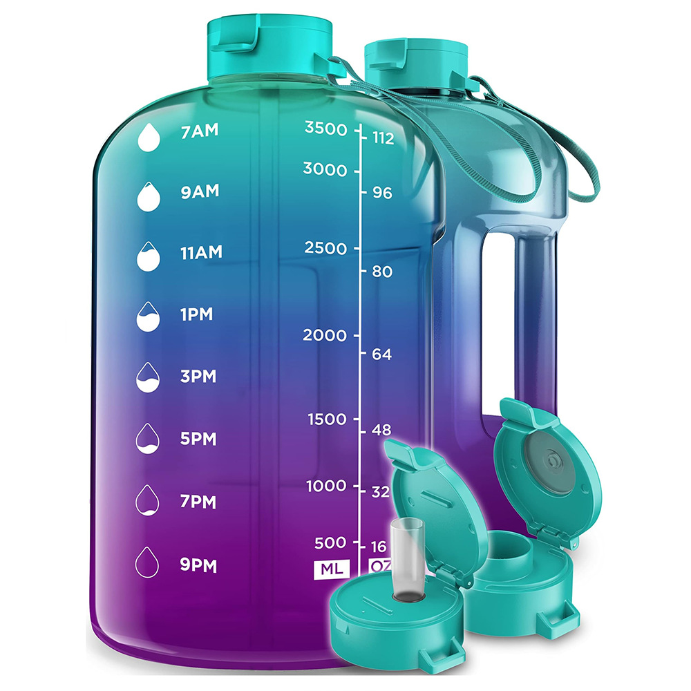 1 Gallon Water Bottle with Time Marker 3