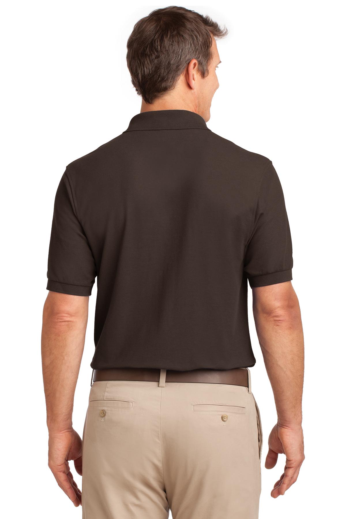Port Authority Silk Touch Polo with Pocket. K500P 3