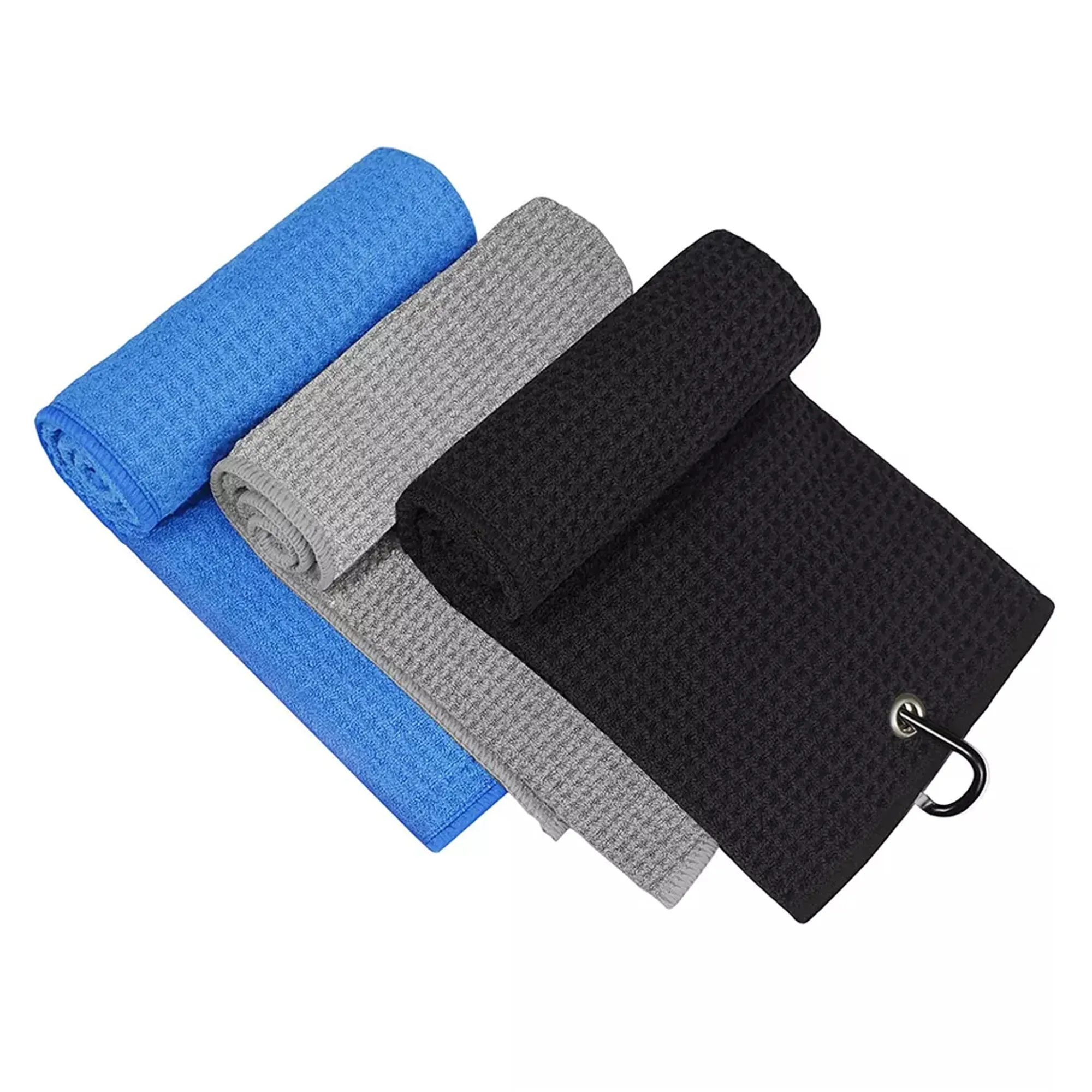 Golf Towel With Grommet And Hook 2