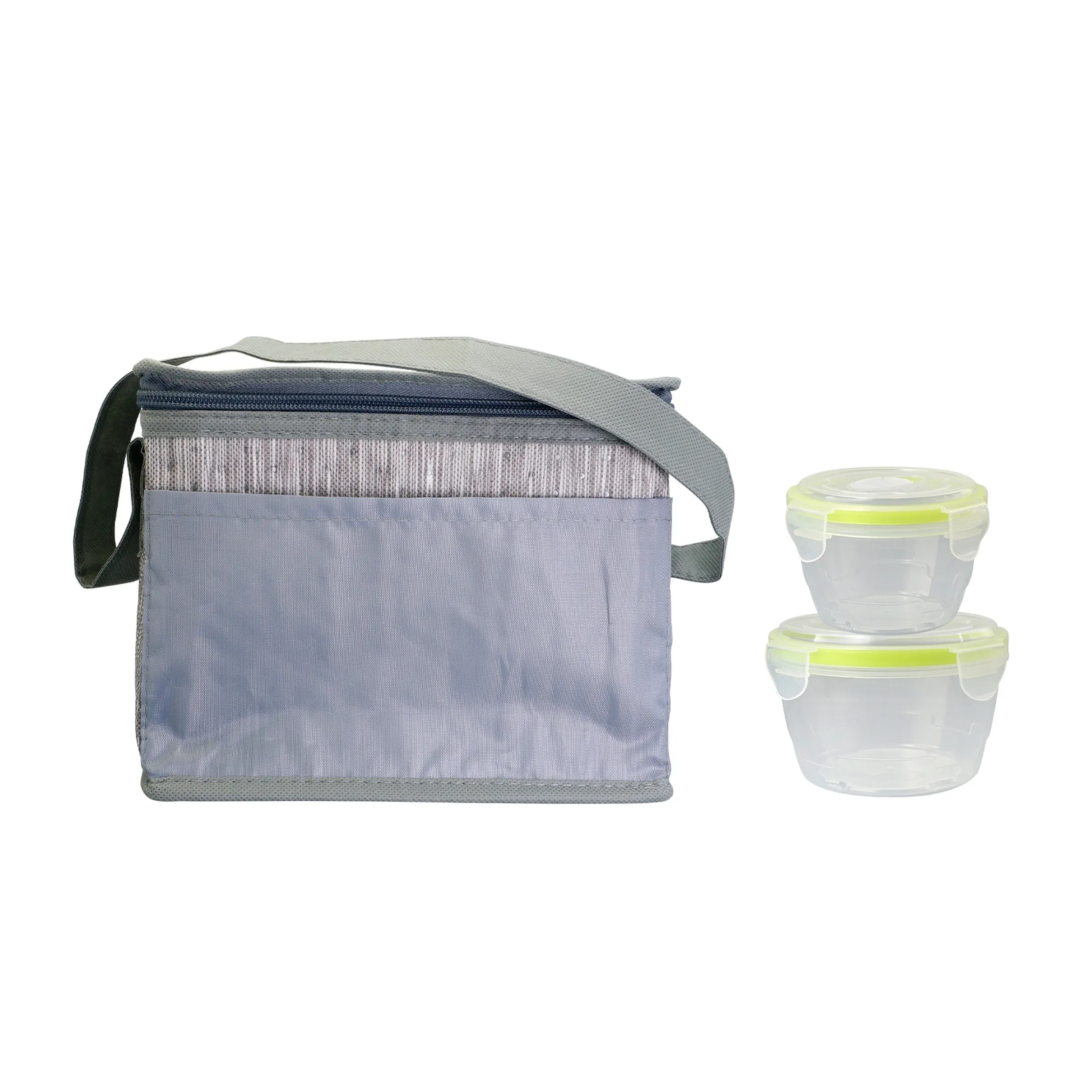 Nested Gray Graph Lunch Set 12