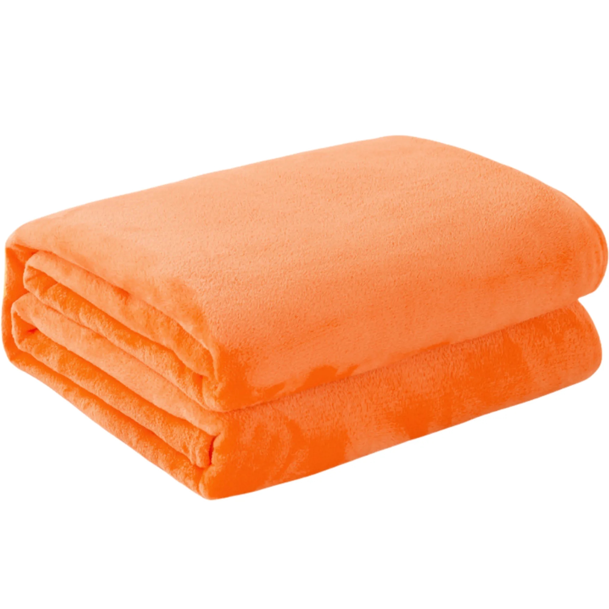 Classic Solid Color Flannel Thin Blanket 3