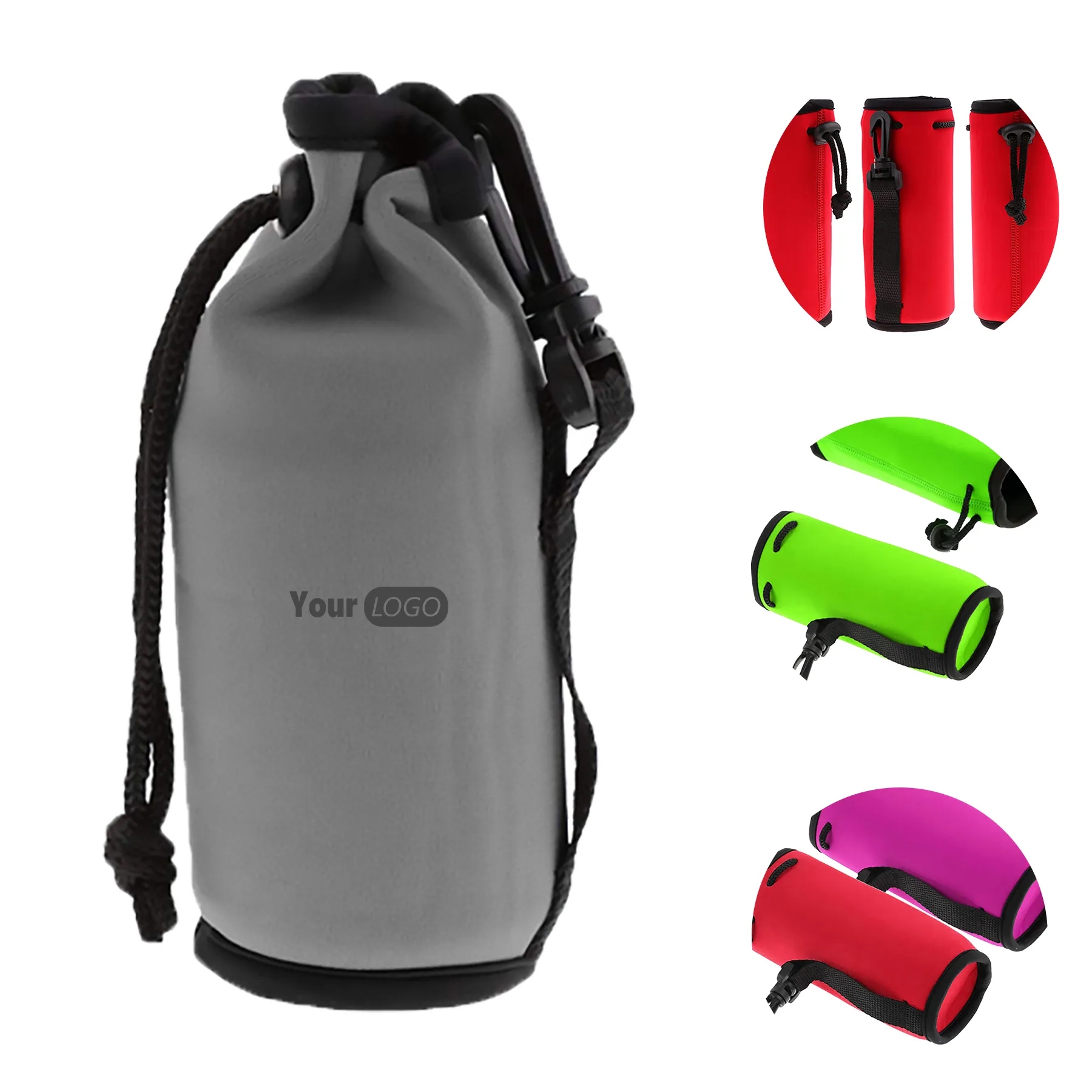 Oxford Portable Drawstring Mouth Protective Cup Cover 1