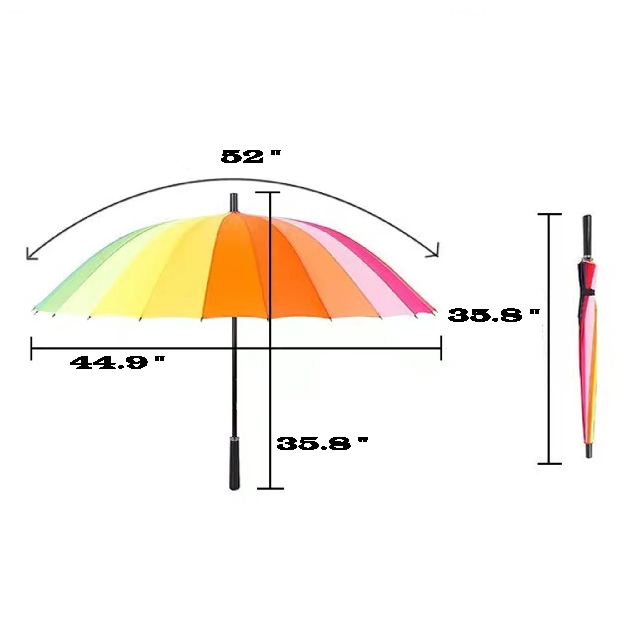 Golf Umbrella - Rainbow Colors 3
