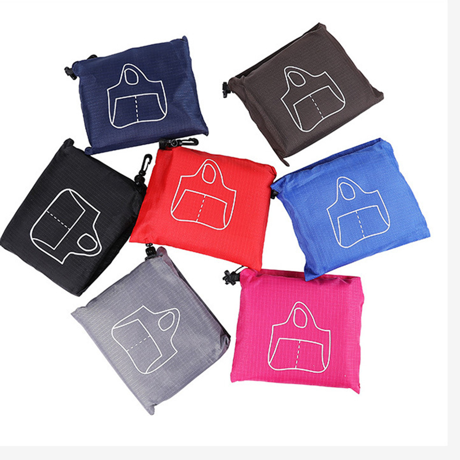 Portable folding shopping bag 4