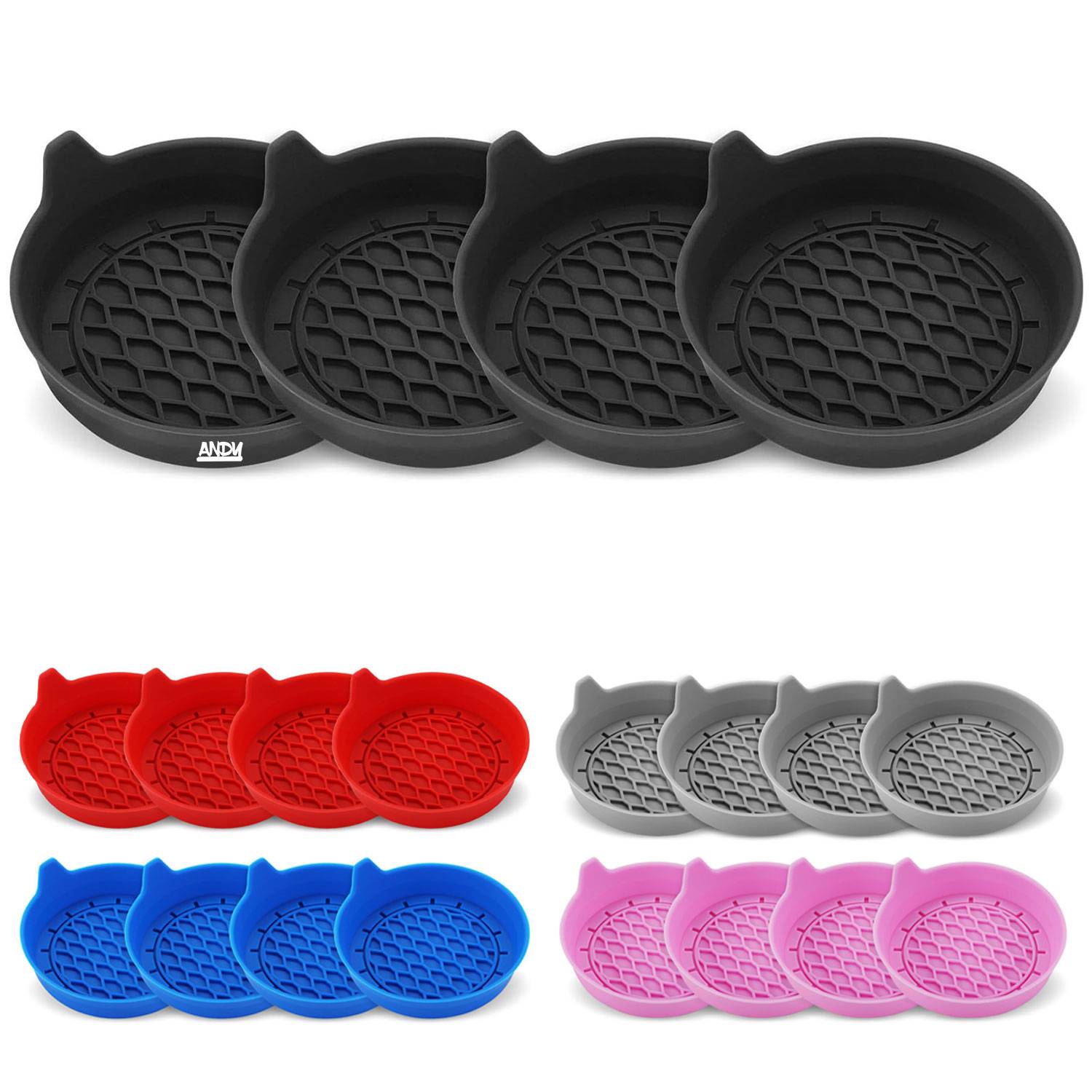 Set of 4 Car Cup Mat 2