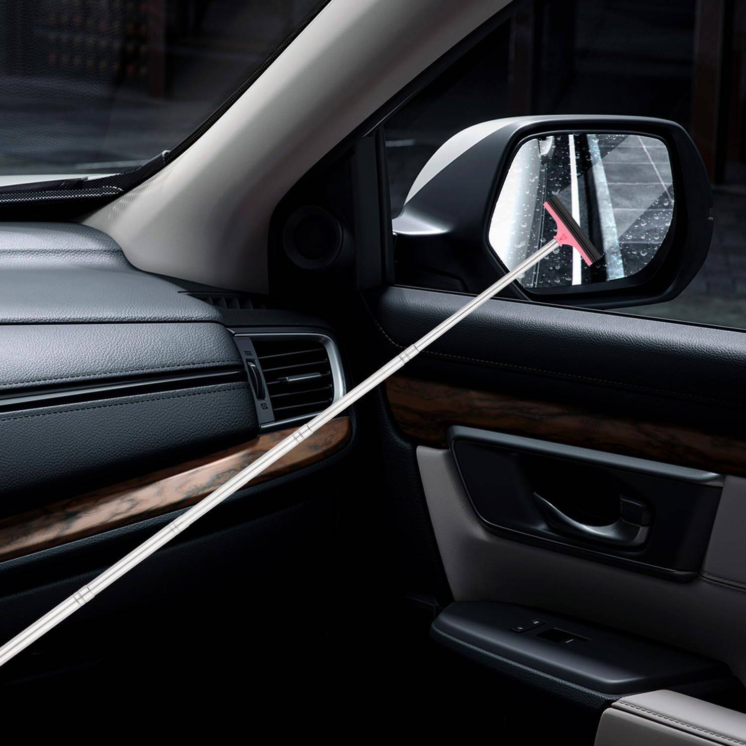 Mini Portable Retractable Car Rearview Mirror Wiper 8