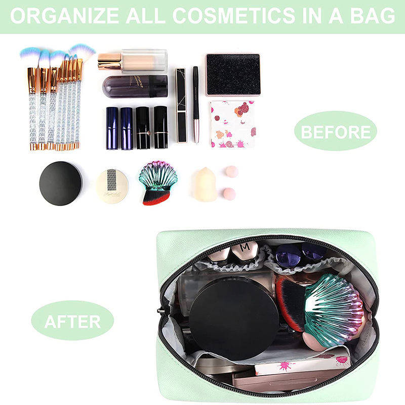 PU Leather Travel Cosmetic Bag 6