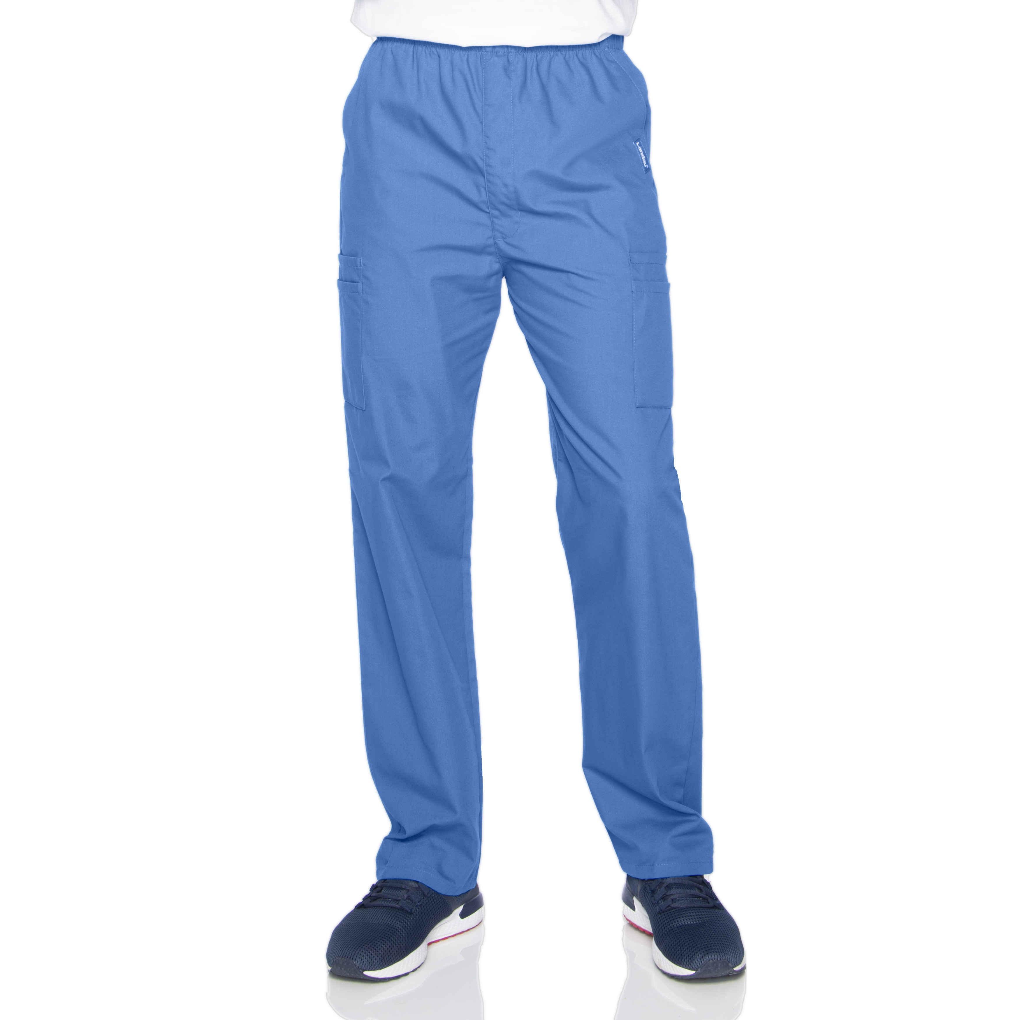 Landau - Essentials - Men's Seven-Pocket High-Rise Elastic Waist Cargo Pant 33
