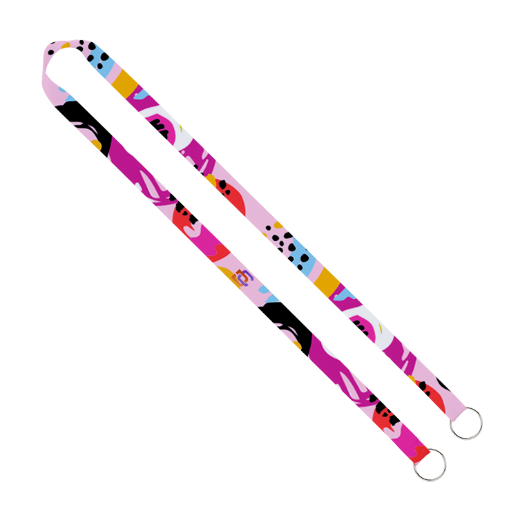 5/8" Sublimated Dual-Sided Lanyard with Double Clips 4