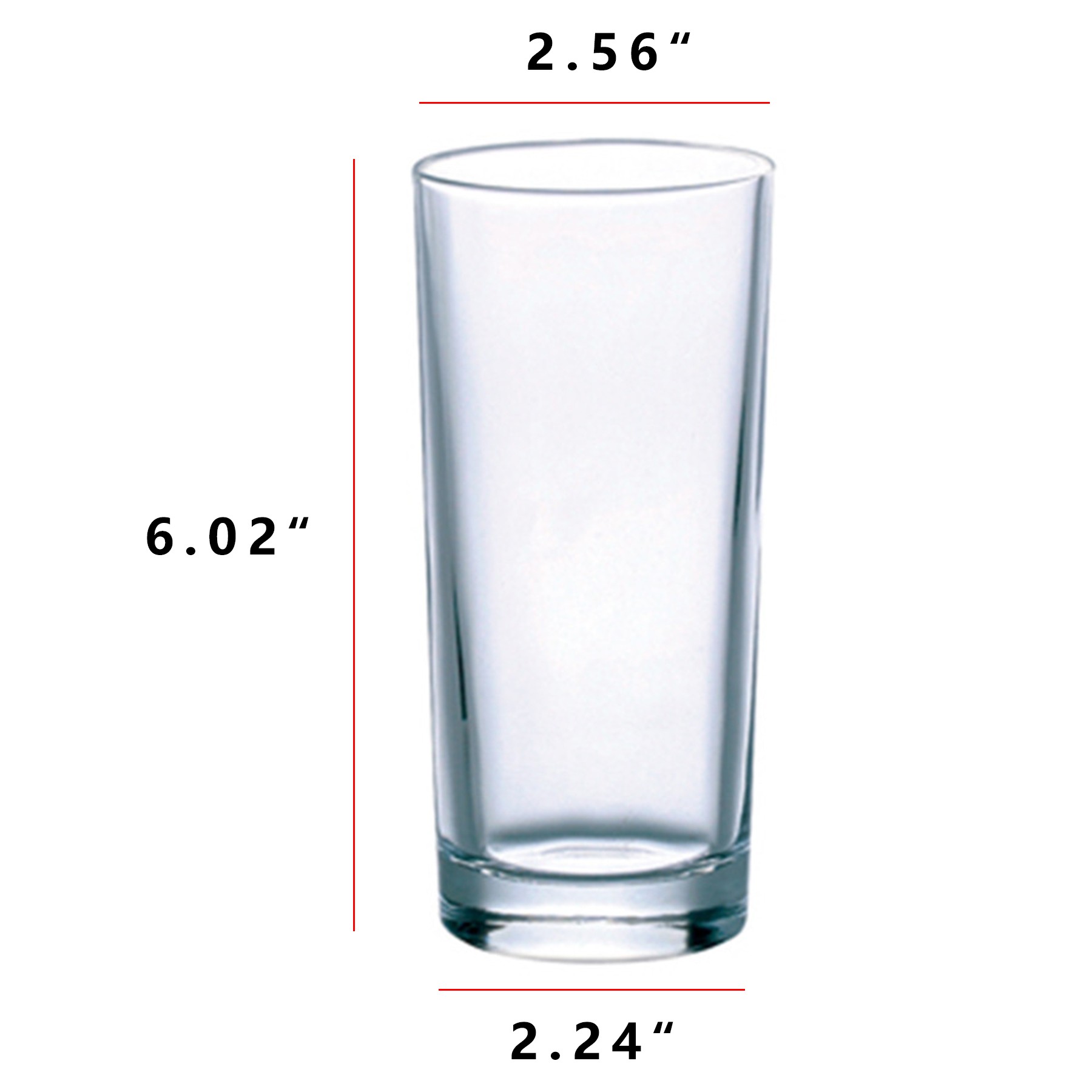 10 Oz Long Water Glass 3