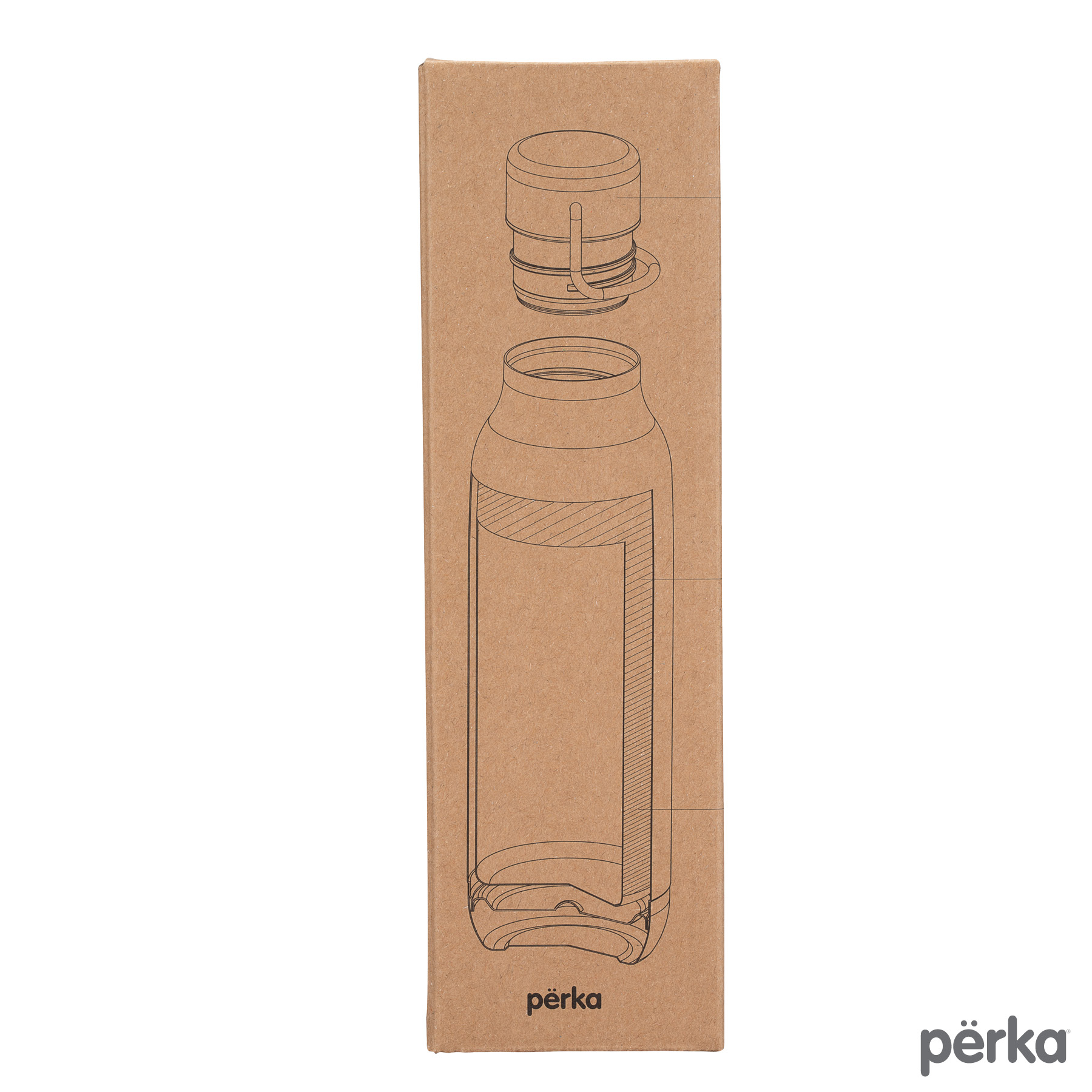 Perka®  Dashing 20 oz. Double Wall Stainless Steel Bottle 19