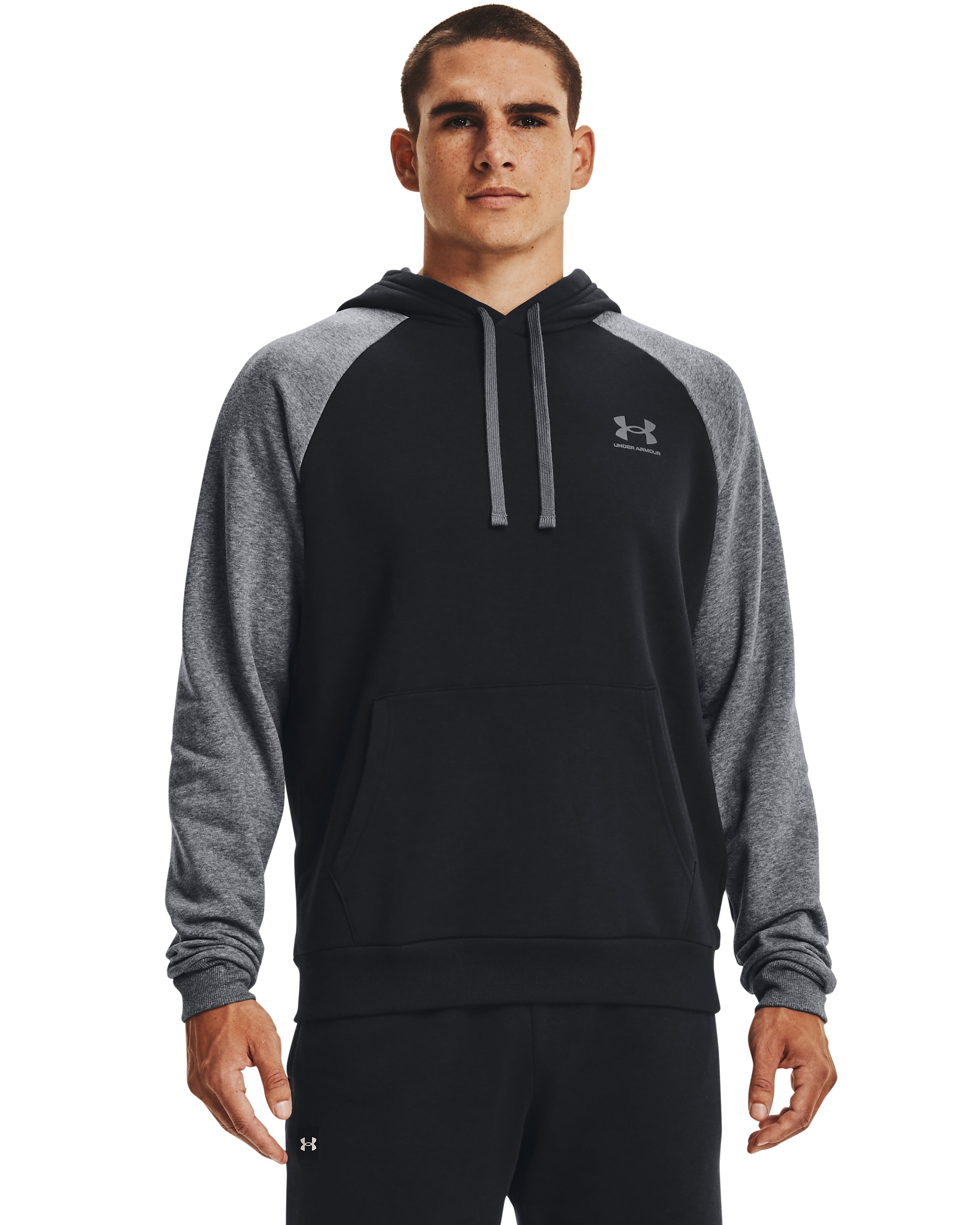 UA Rival Fleece Colorblock Men's Hoodie 4