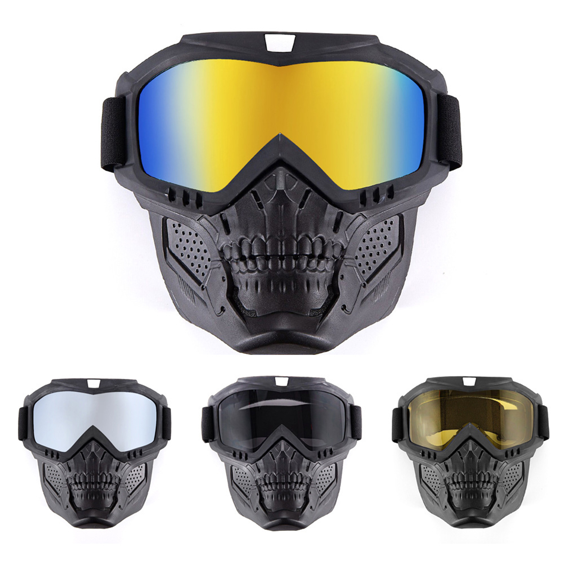Motorcycle Goggle With Face Mask 2