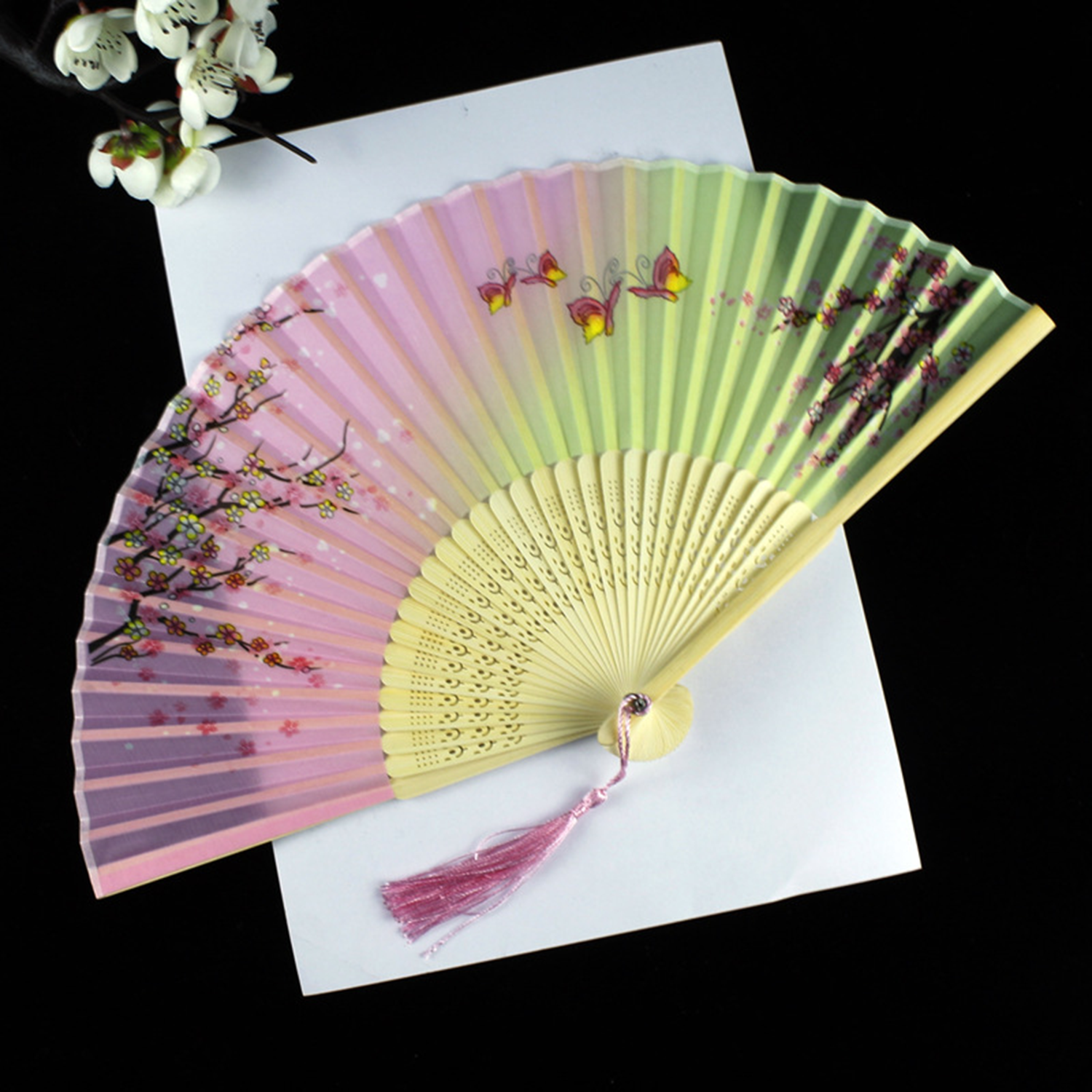 Classical Dance Folding Handheld Fan 4