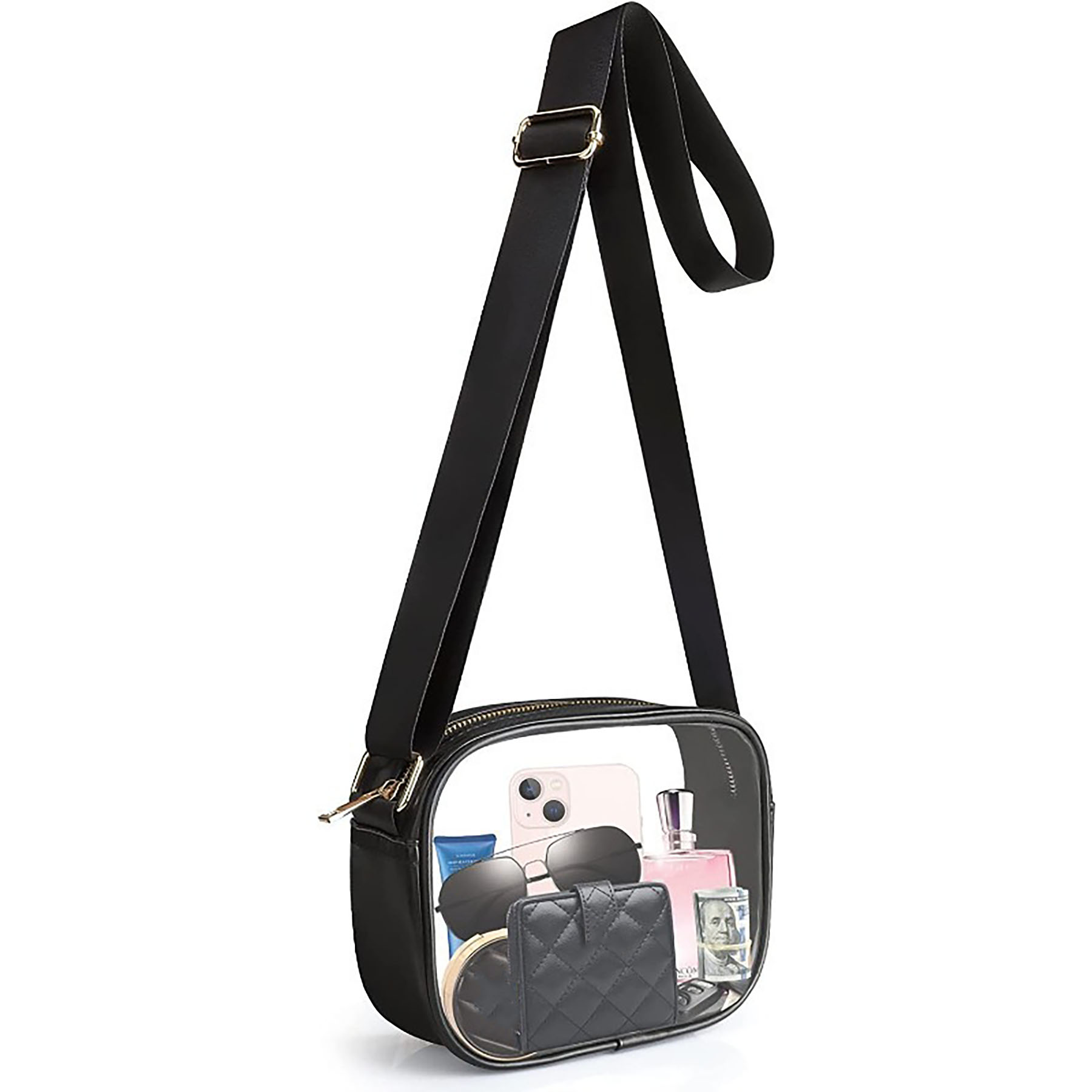 Clear PVC Crossbody Bag 2