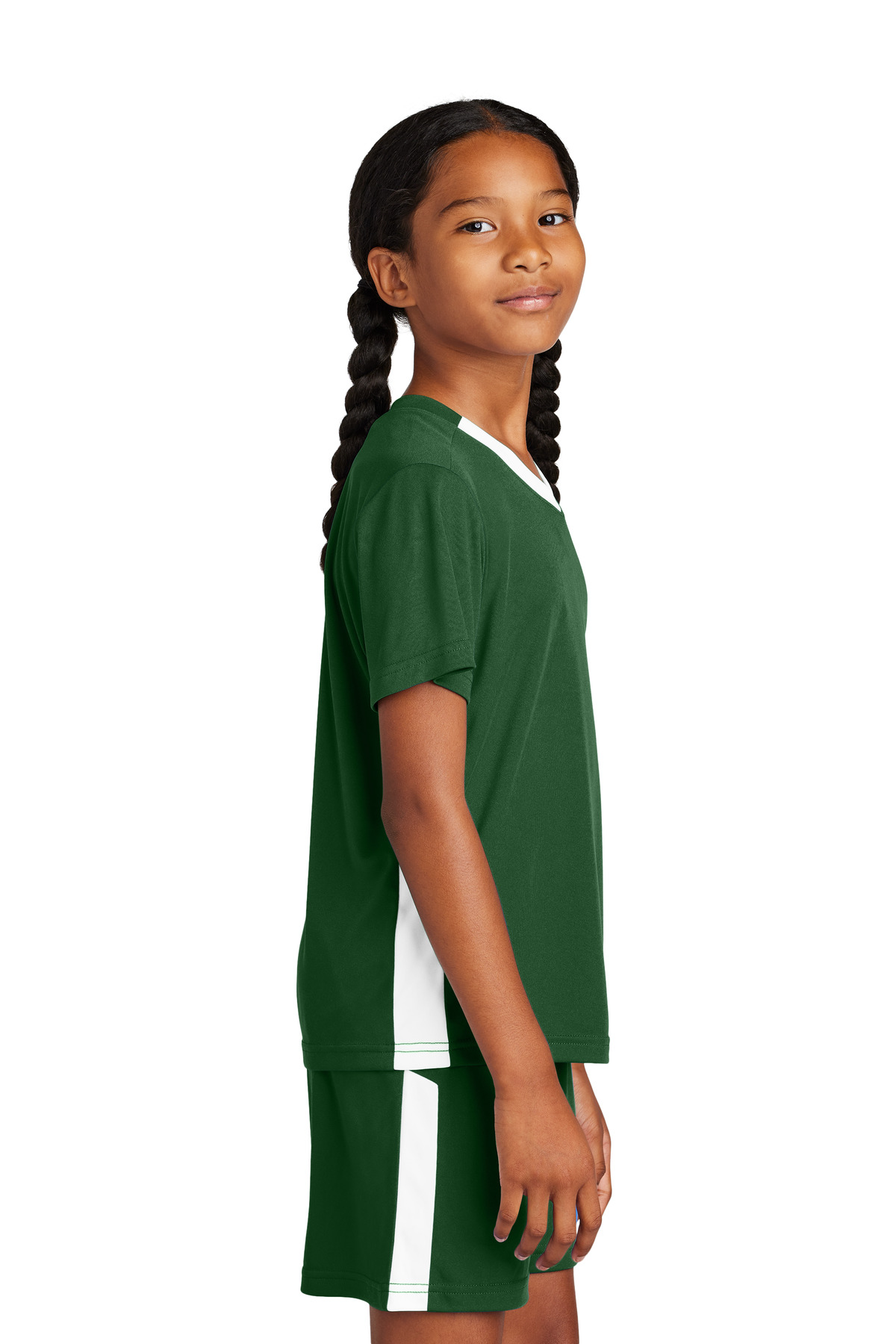 Sport-Tek Youth Competitor United V-Neck YST101 11