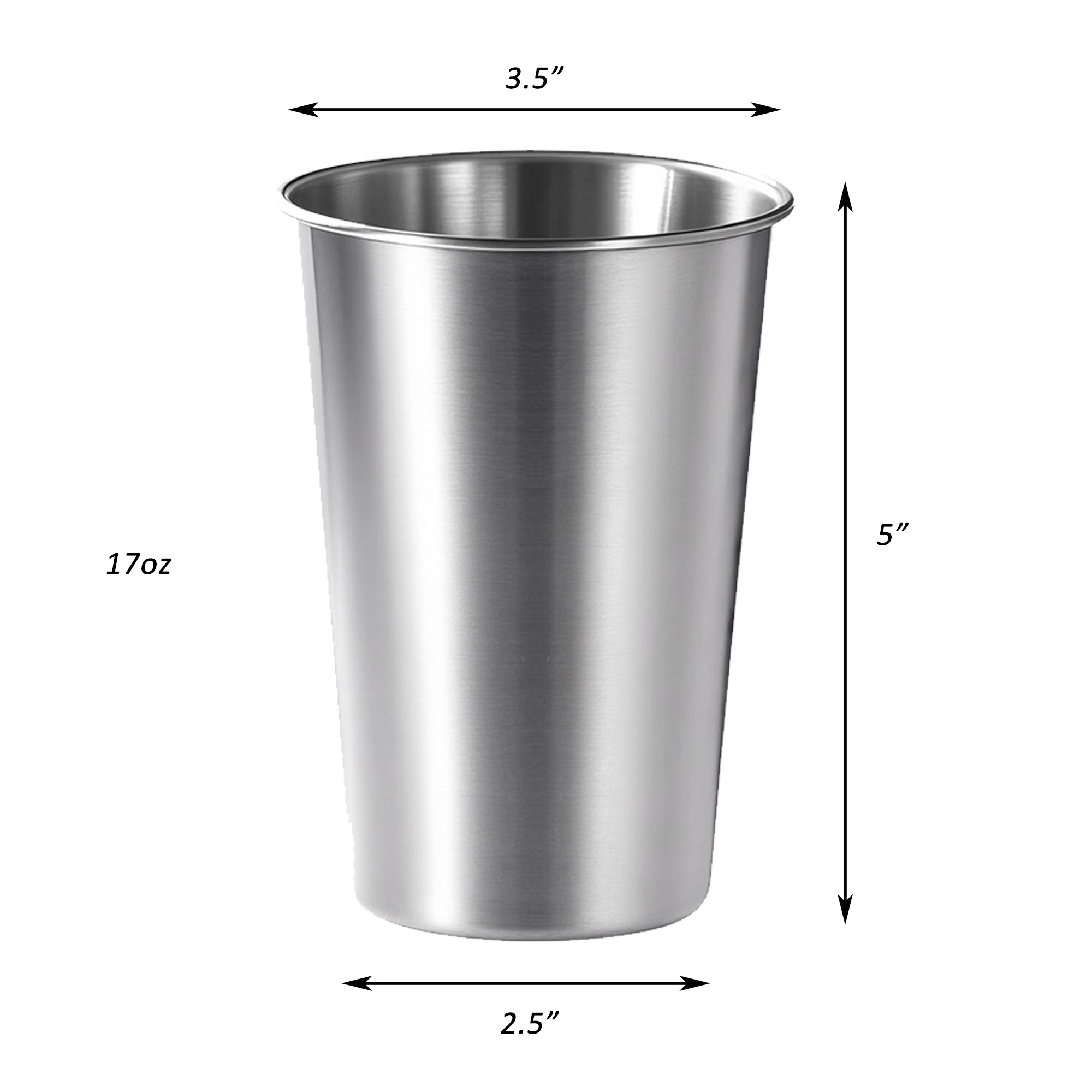 17oz Stainless Steel Drinking Cup 2