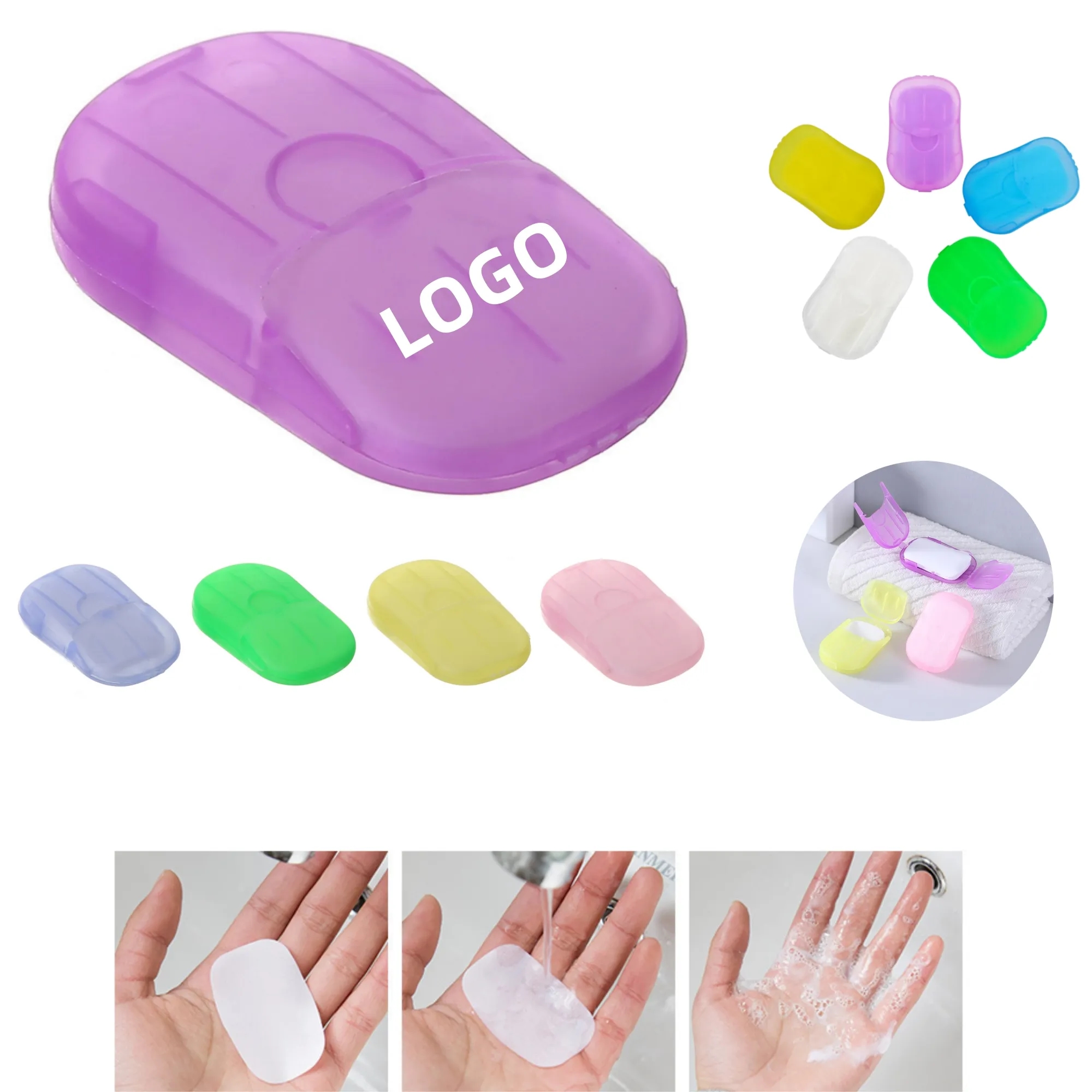 Portable Travel Disposable Soap Sheets 2