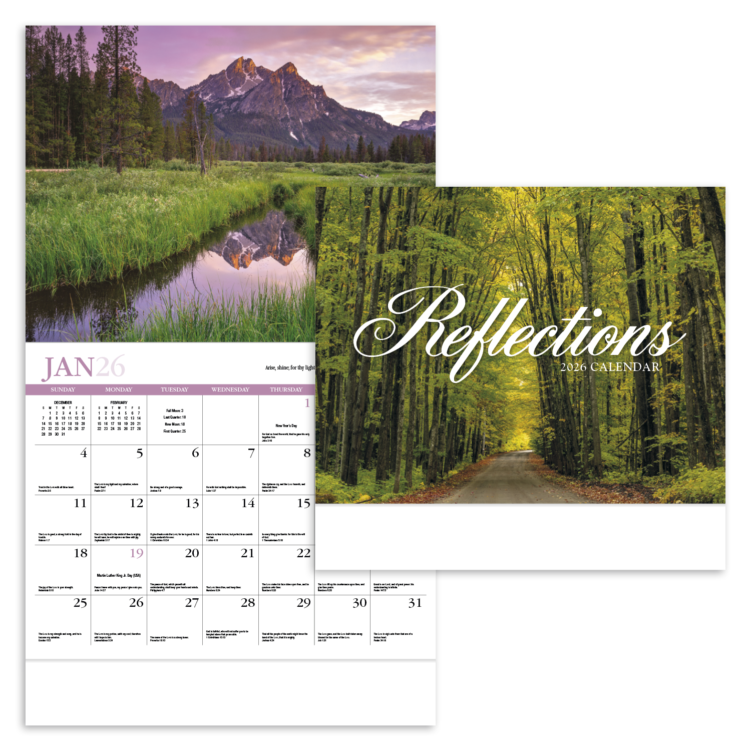 HotLine® Products Reflections (Non-Denominational) Appointment Calendar - Stapled 1