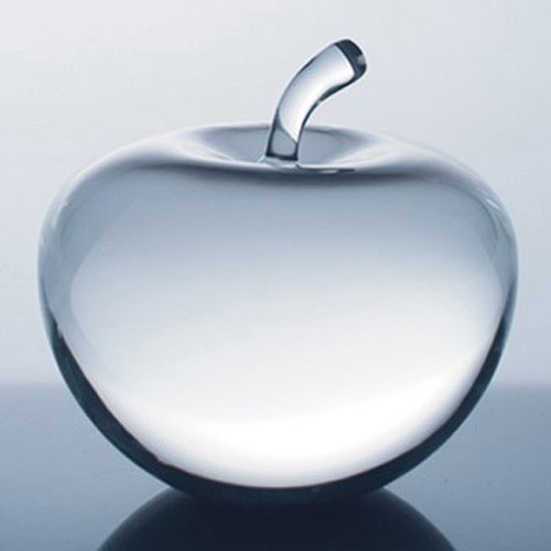 Crystal Teacher's Apple with Stem 1