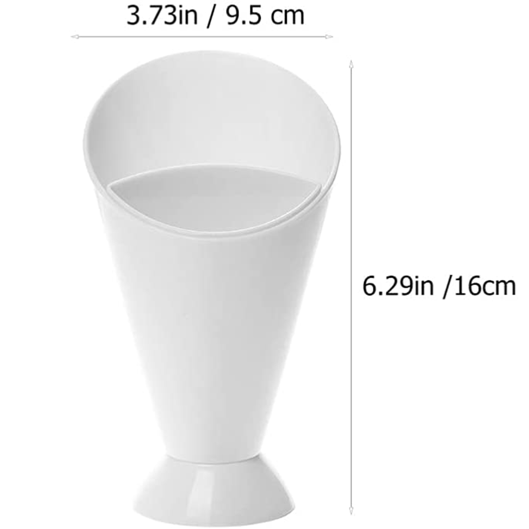 2 in 1 French Fry Cone with Dipping Cup 1