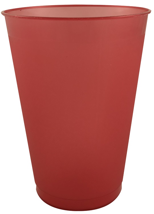 12 oz Frosted Translucent Plastic Stadium Cup