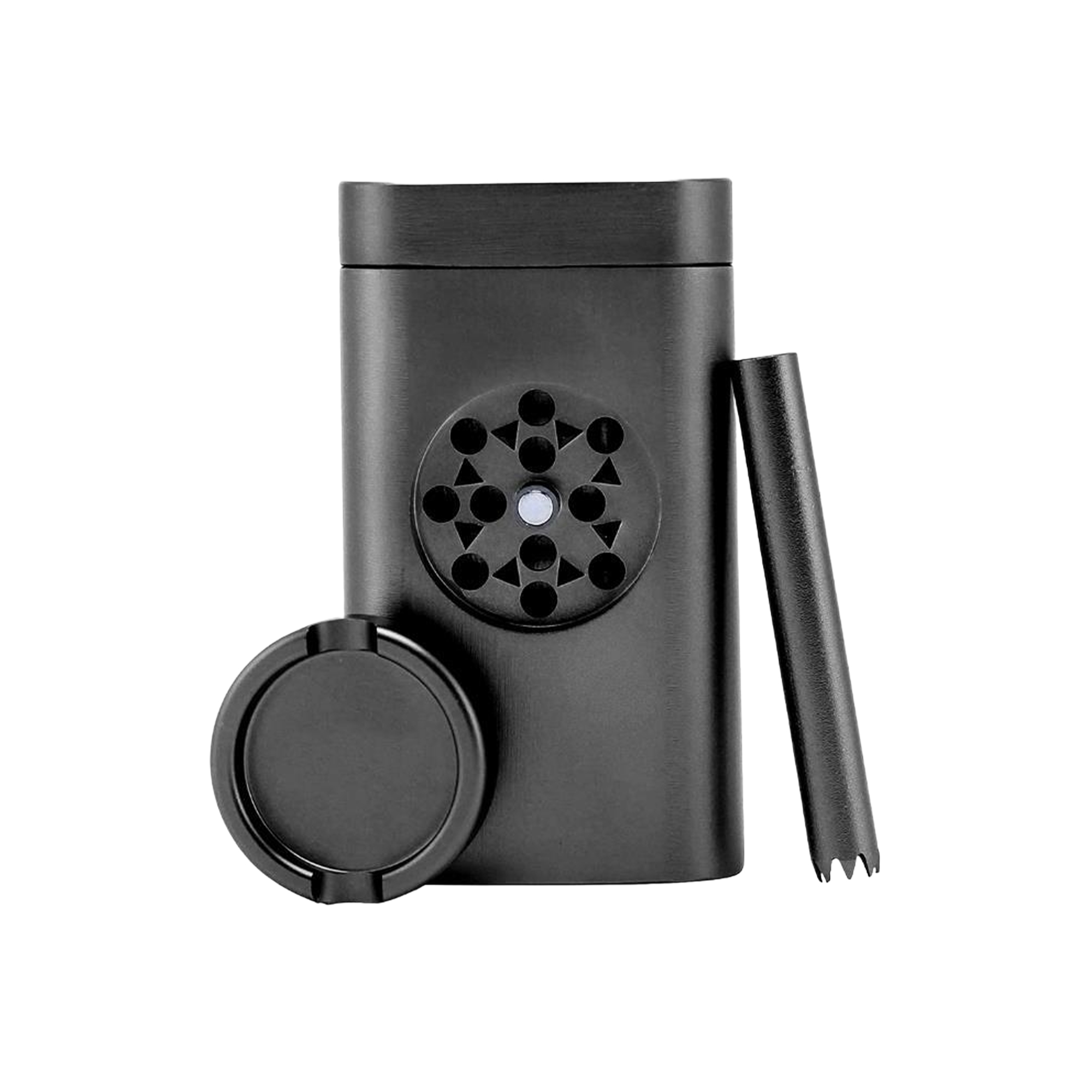 Metal Pipe Grinder Set with Detachable Aluminum Tobacco Box, Ashtray 7