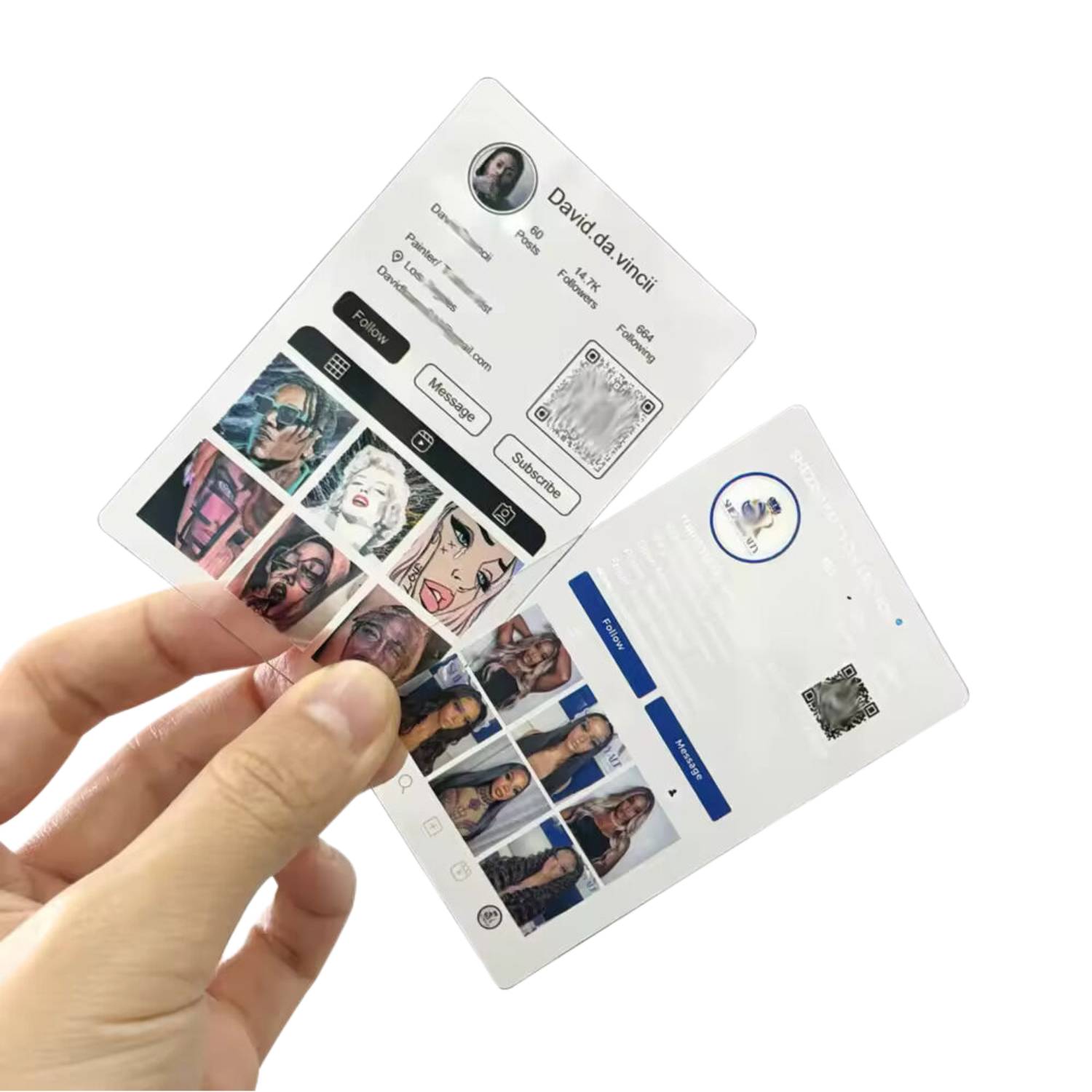 PVC Business Name Card 4