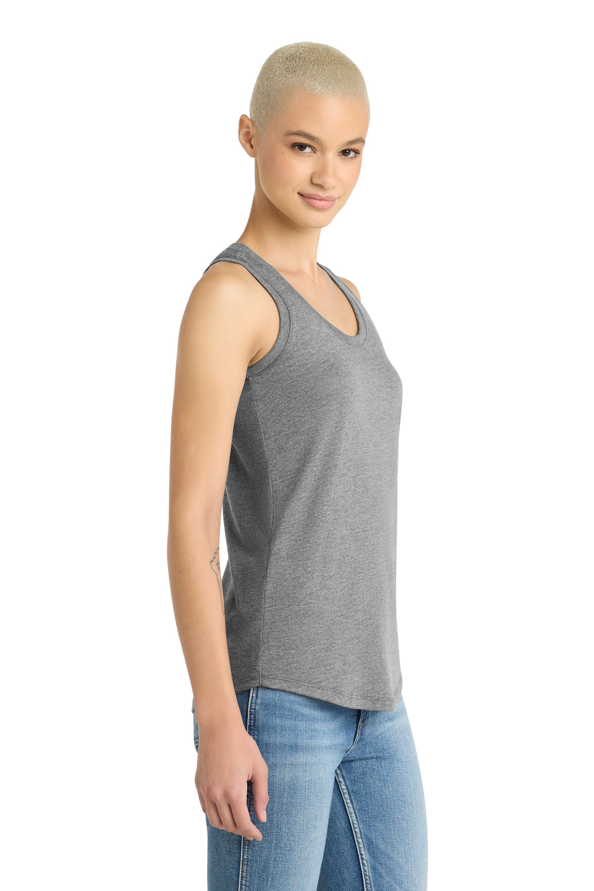 District Women's Perfect Tri Racerback Tank. DM138L 68