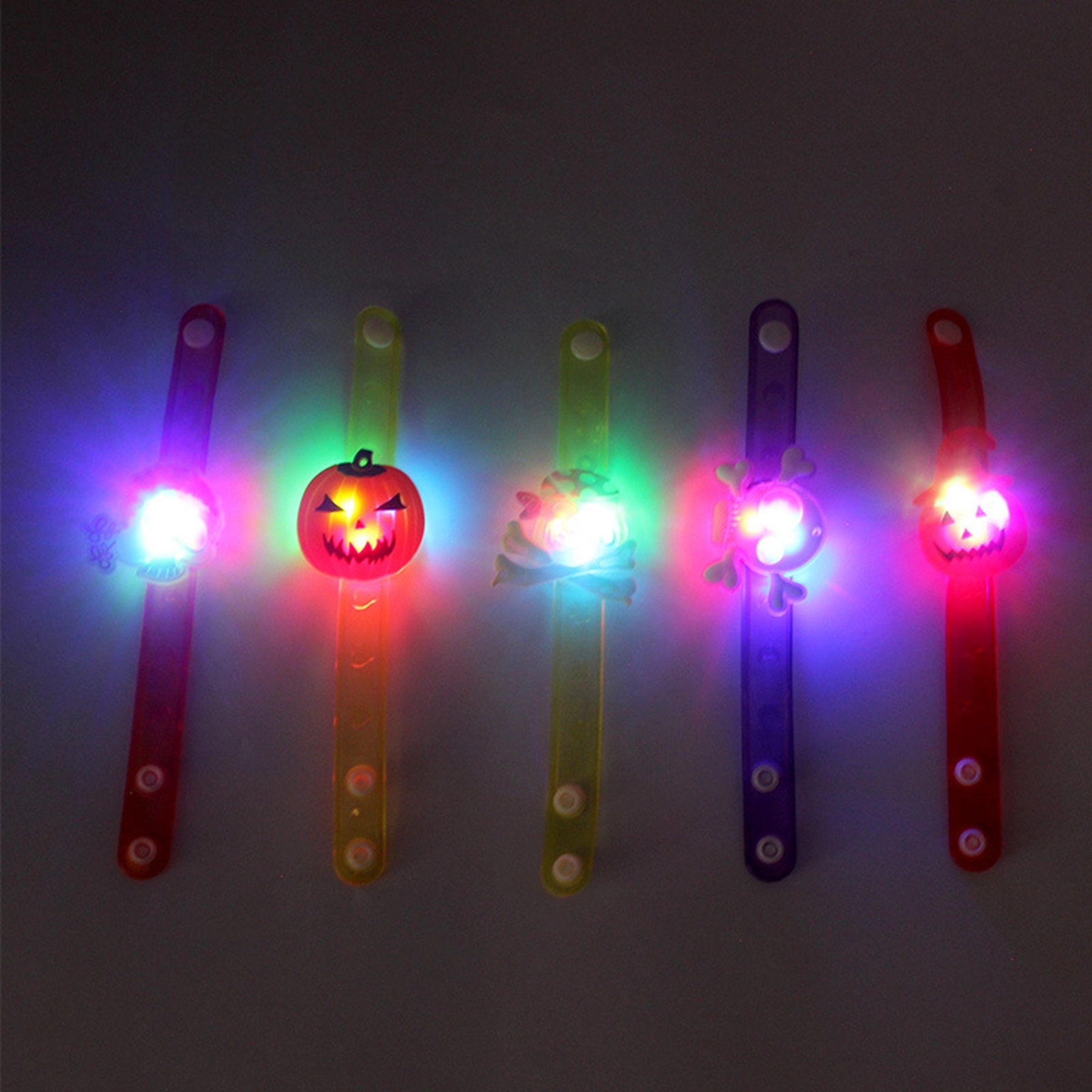 LED Halloween Wrist Strap Flash Bracelet 8