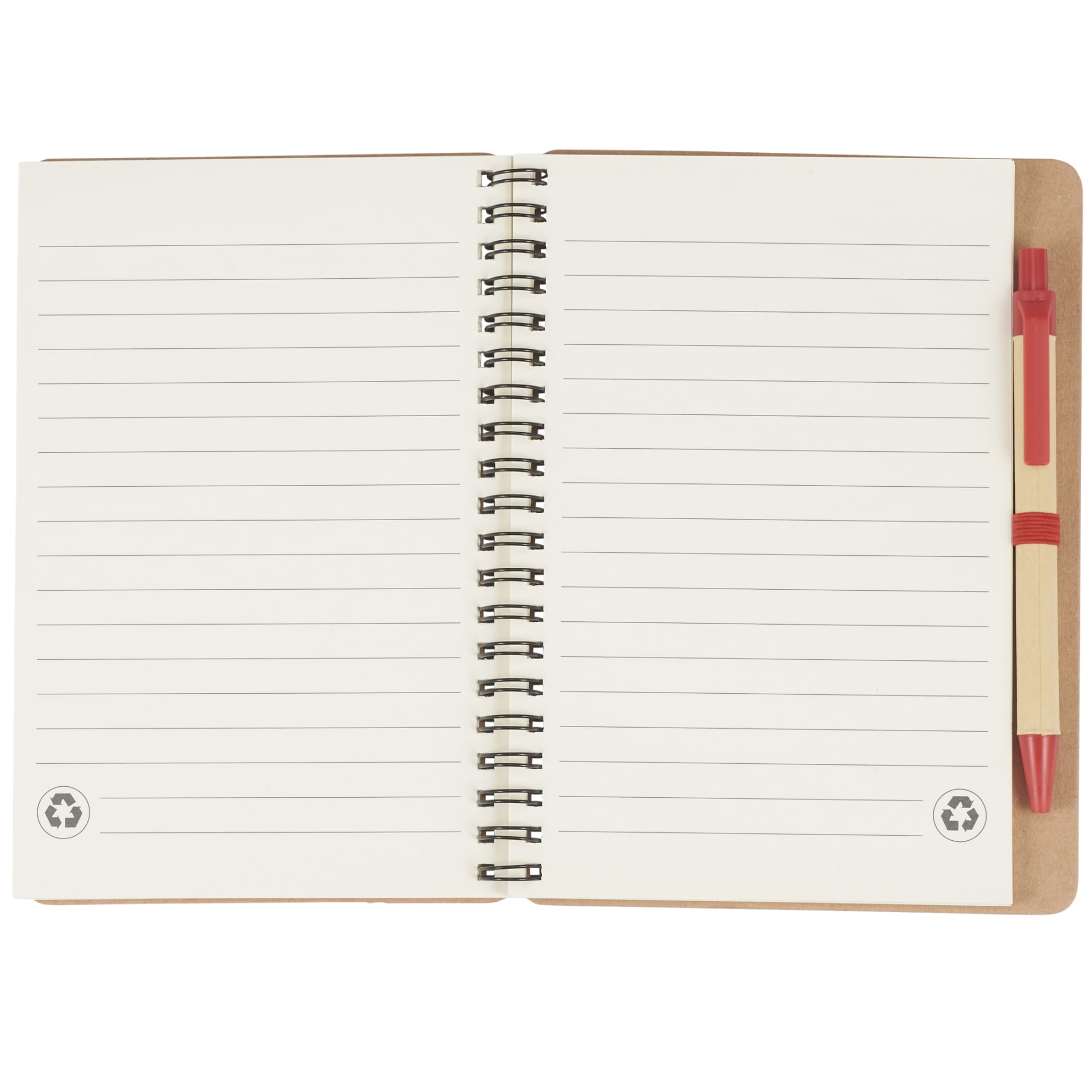 FSC® Mix 5" x 7" Eco Spiral Notebook with Pen 12