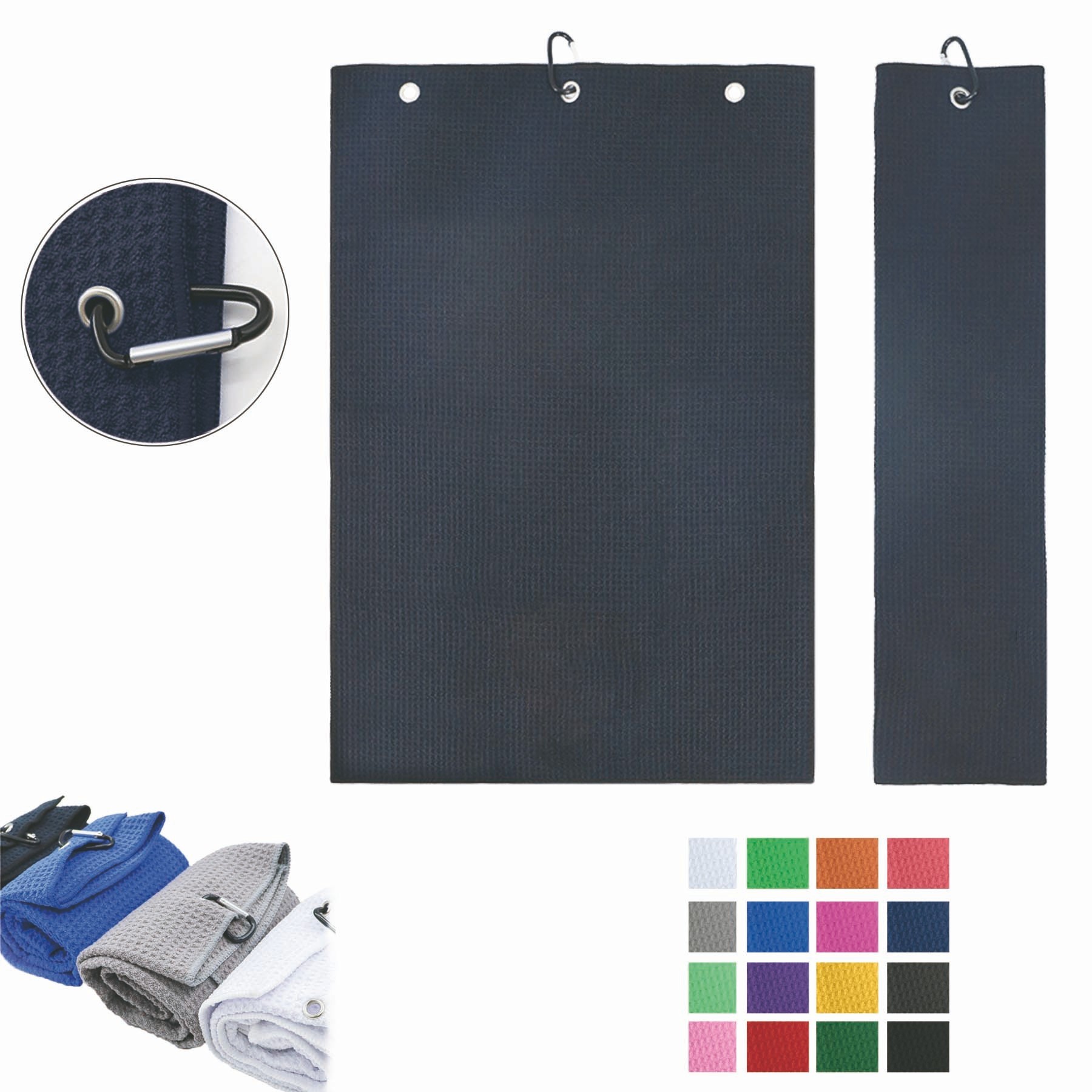 Golf Towel With Carabiner Clip 3
