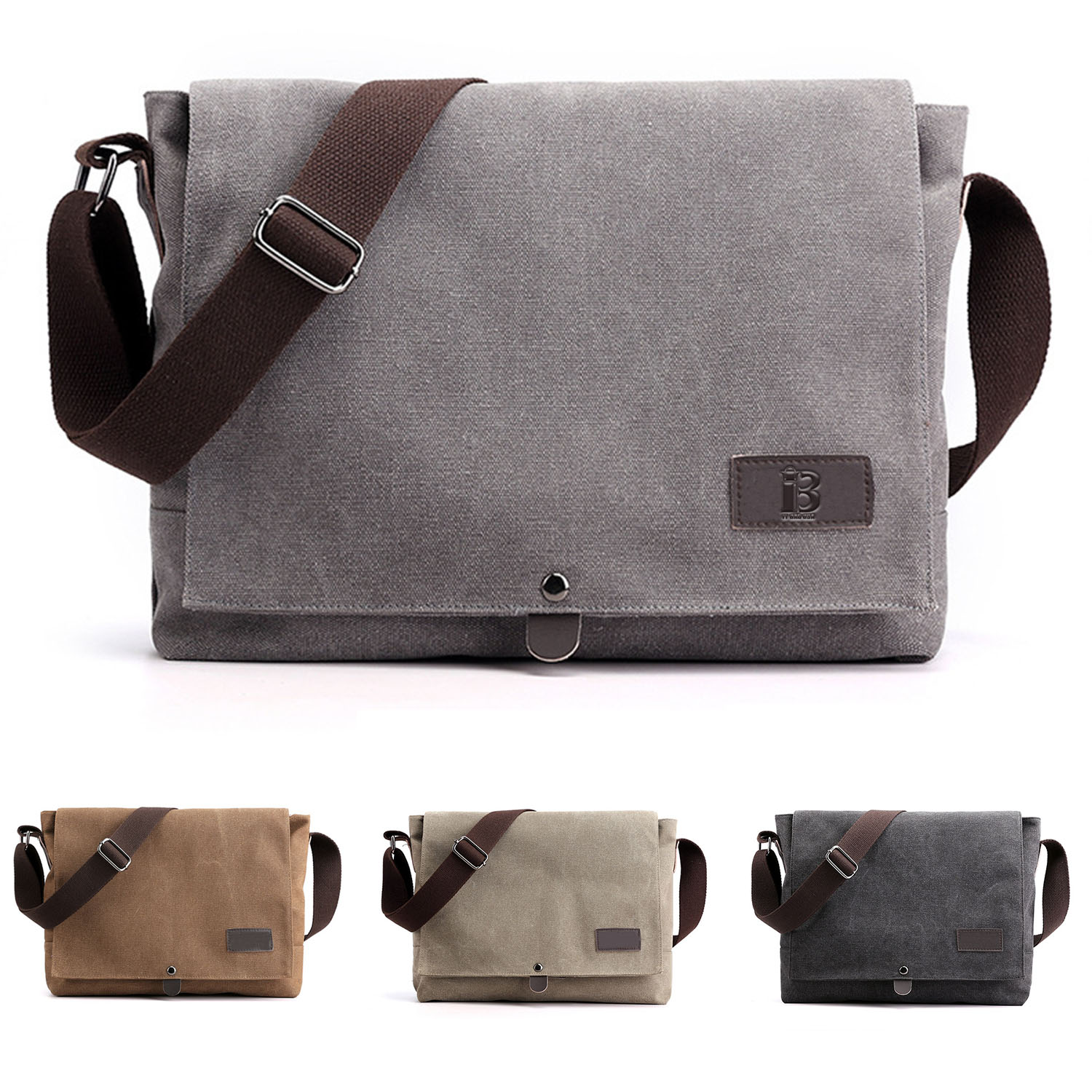 Canvas Cross-body Messenger bag for man 2