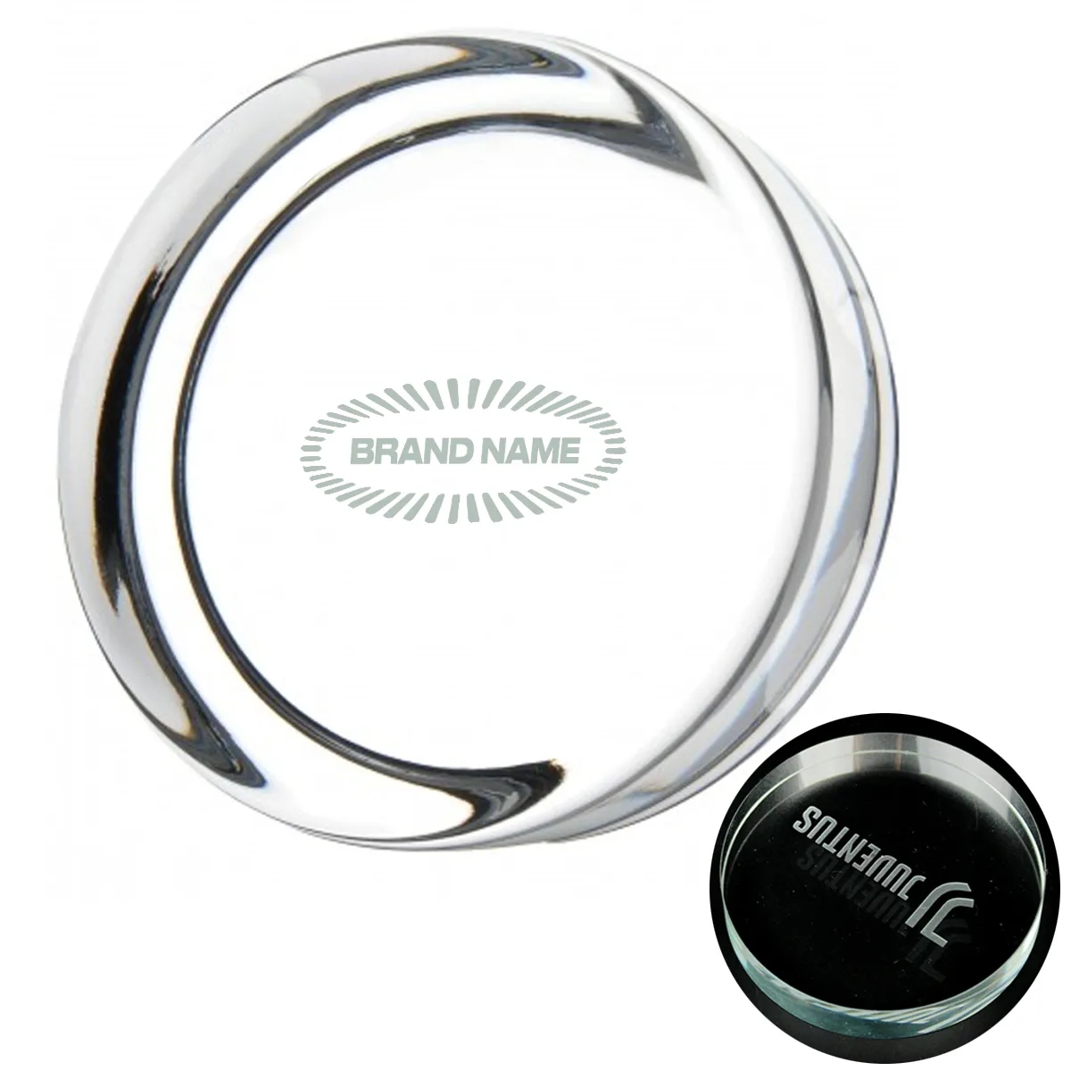Customizable Size Shape Crystal Glass Paperweight 2
