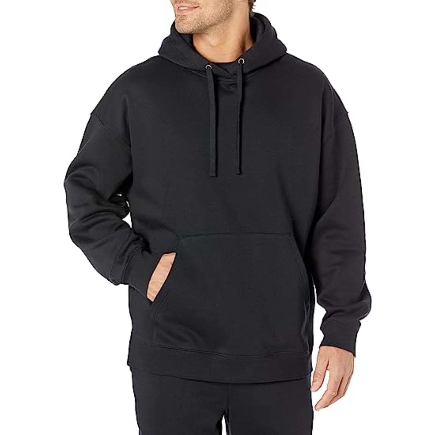 REPREVE® - Men's rPET Fleece Hoodie w/ Kangaroo Pocket & Wrinkle Resistance