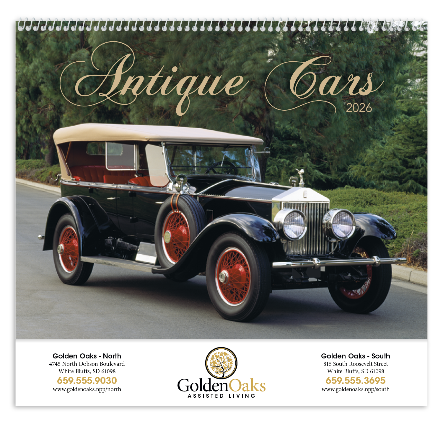 Triumph® Calendars Antique Cars Calendar 60