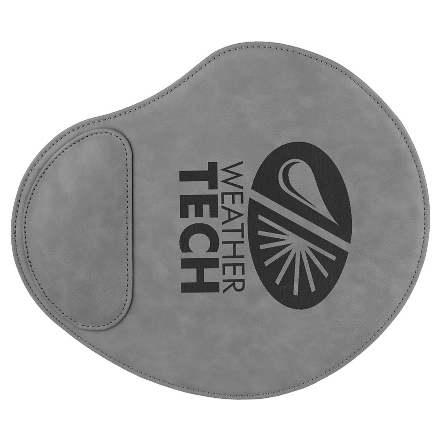 Teal Blue Laserable Leatherette Mouse Pad (9" x 10 1/4") 6