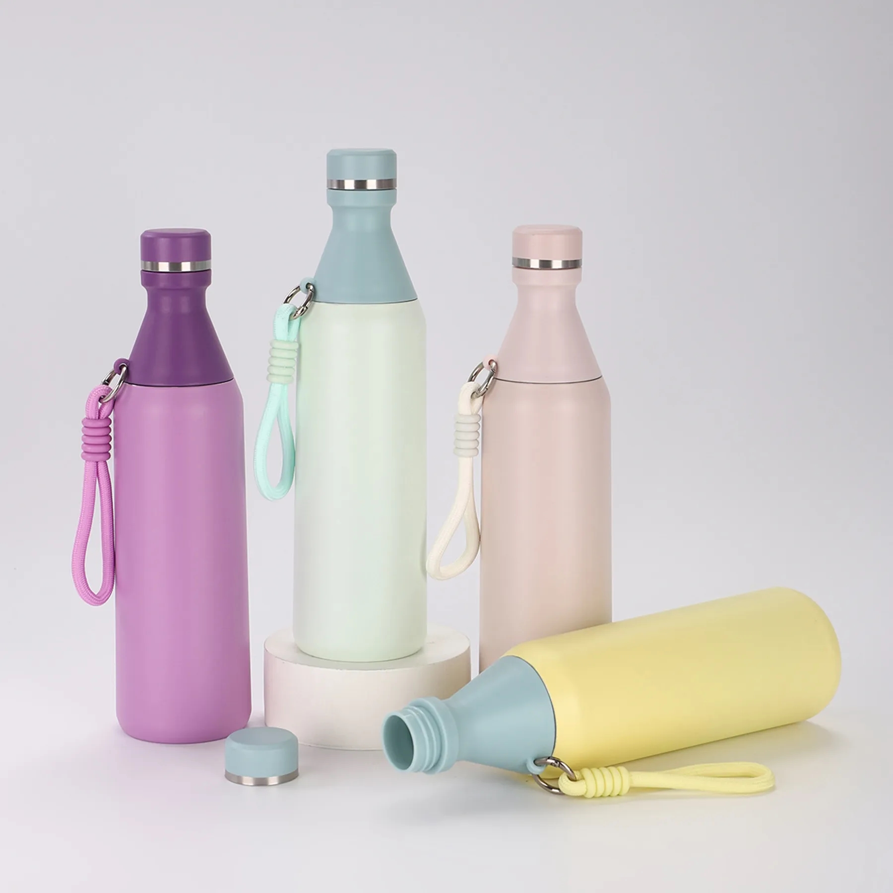 17 Oz. Removable Double Wall Stainless Steel Water Bottle 7