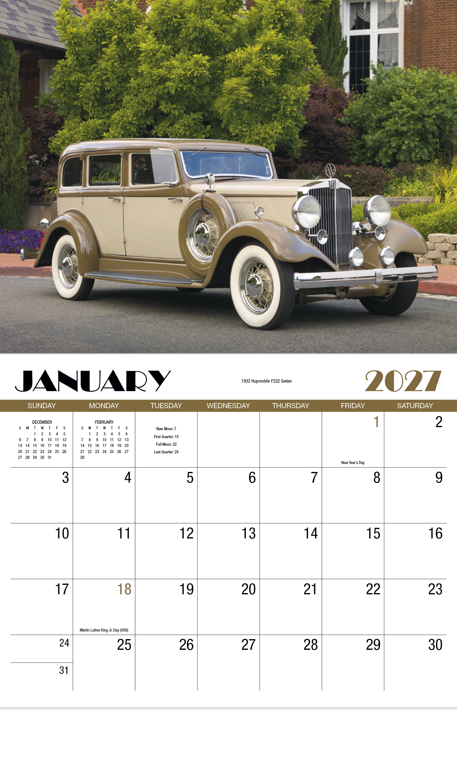 HotLine® Products Classics Appointment Calendar - Stapled 17