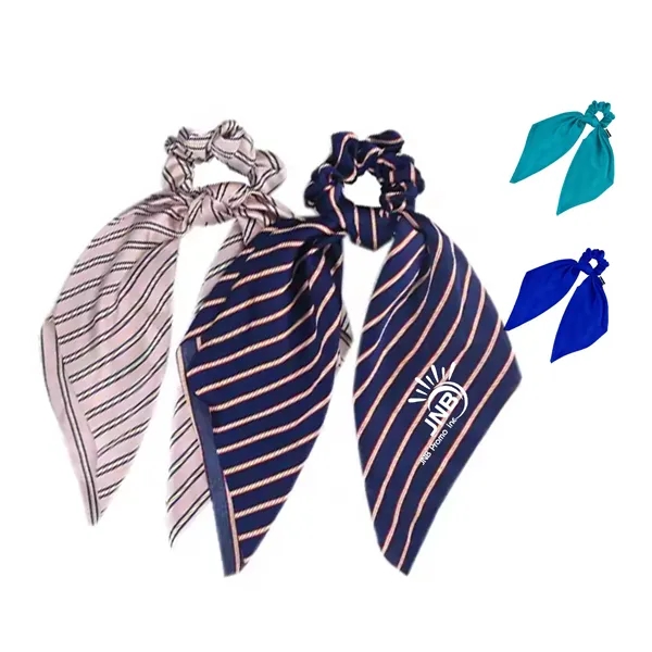 Pretty Bowknot Hair Bands Scrunchies with a Ribbon
