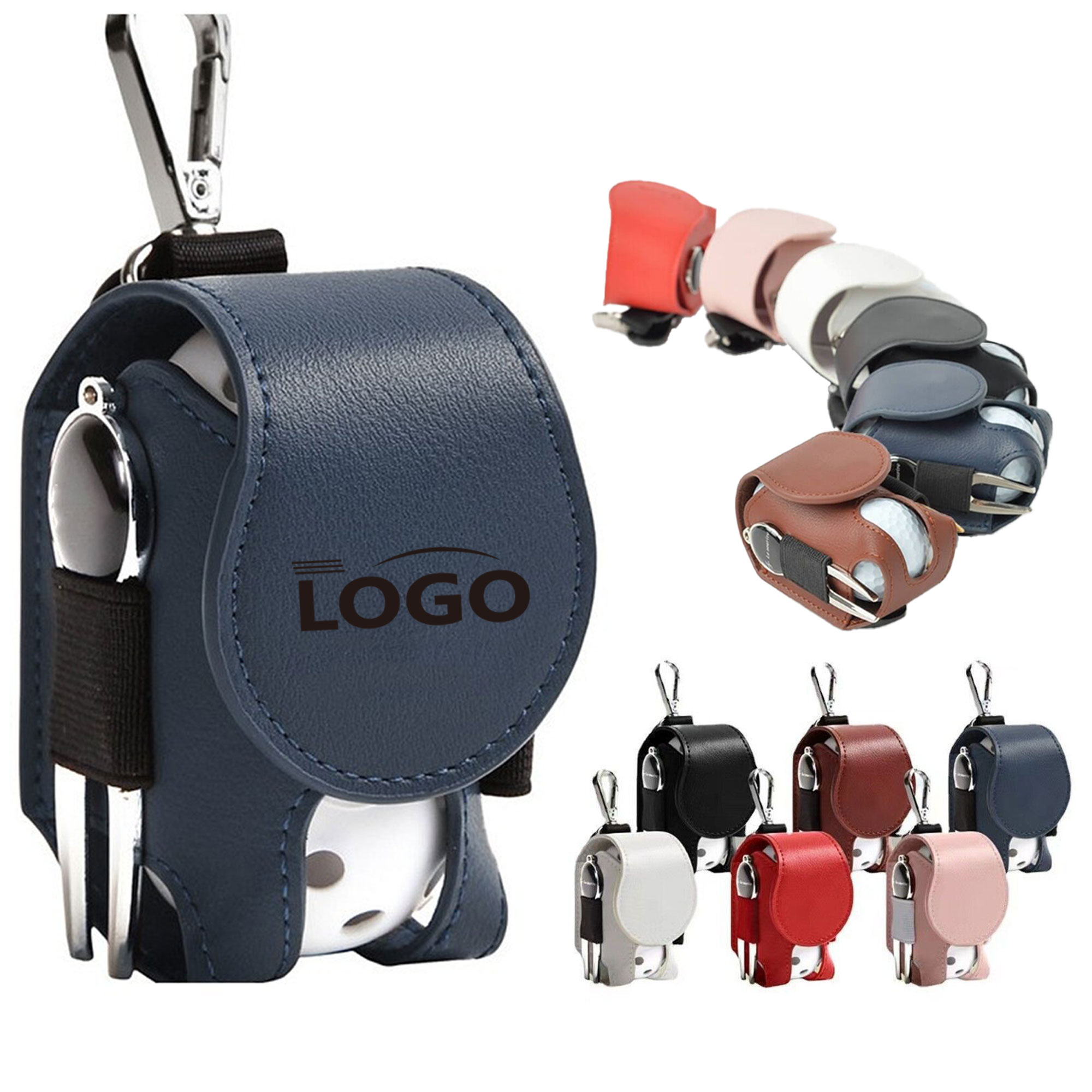 PU Leather Golf Gear Holder 4