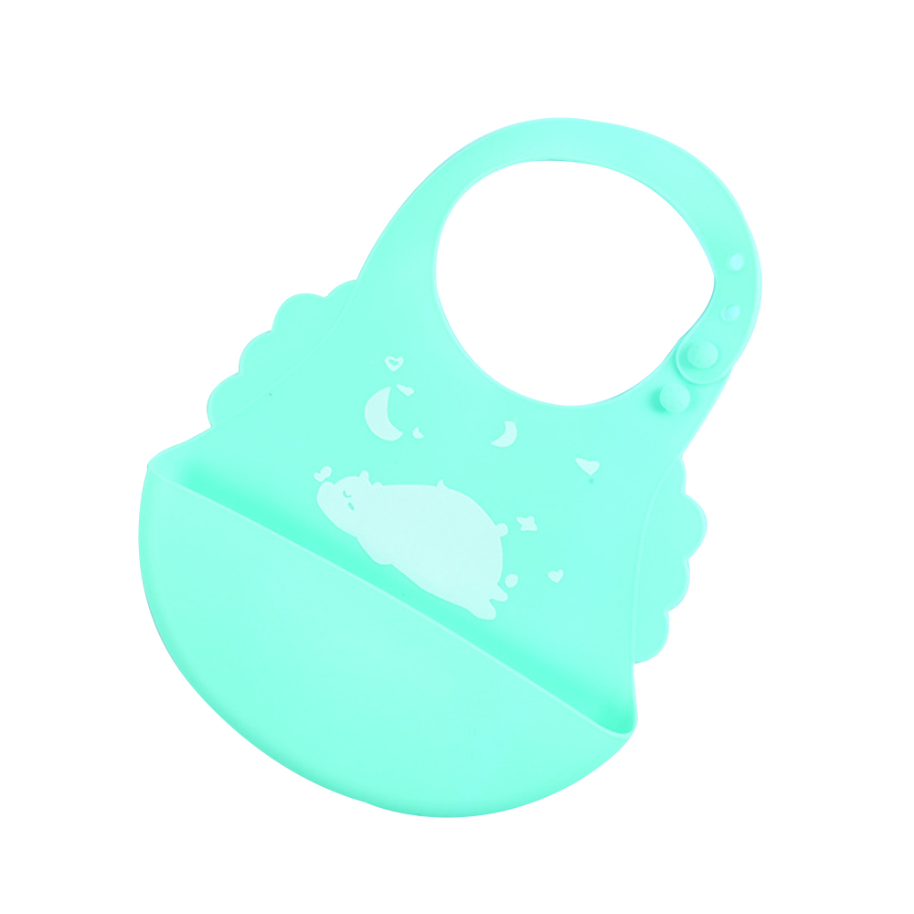 Silicone waterproof baby bib 2