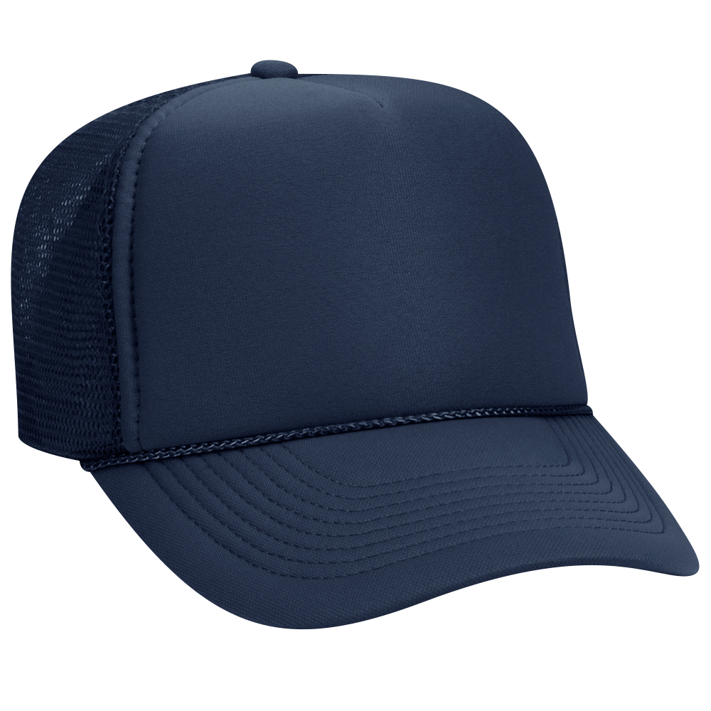 OTTO CAP® 5 Panel Mid Profile Mesh Back Trucker Hat 44