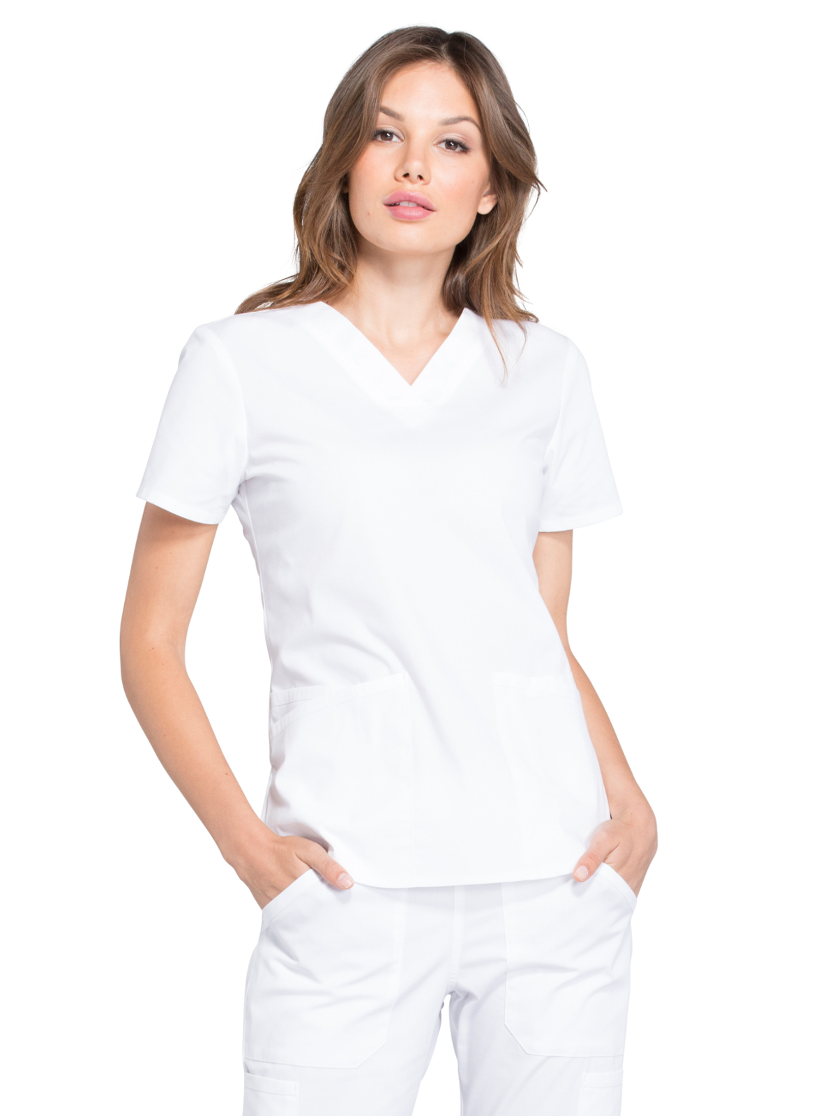 Cherokee - Workwear Professionals - Women's V-Neck Top 17